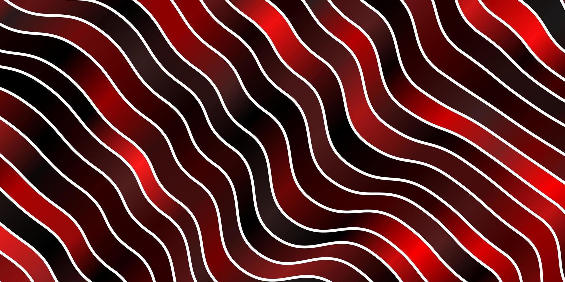 textura de vector rojo oscuro con curvas