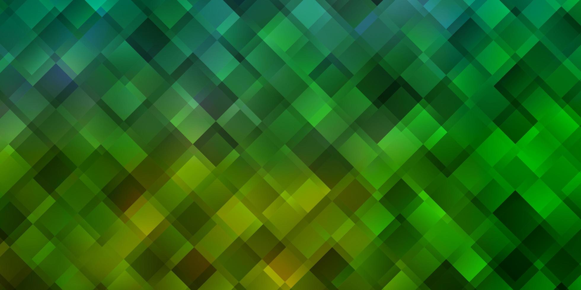 Light Green vector pattern in square style.