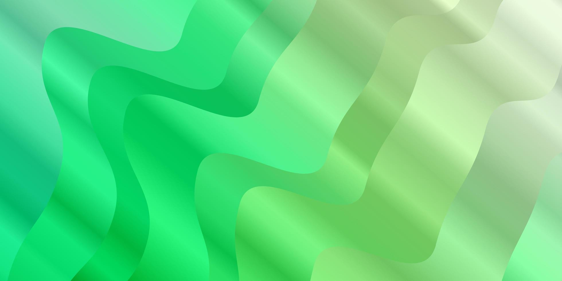 Light Green vector pattern with wry lines.