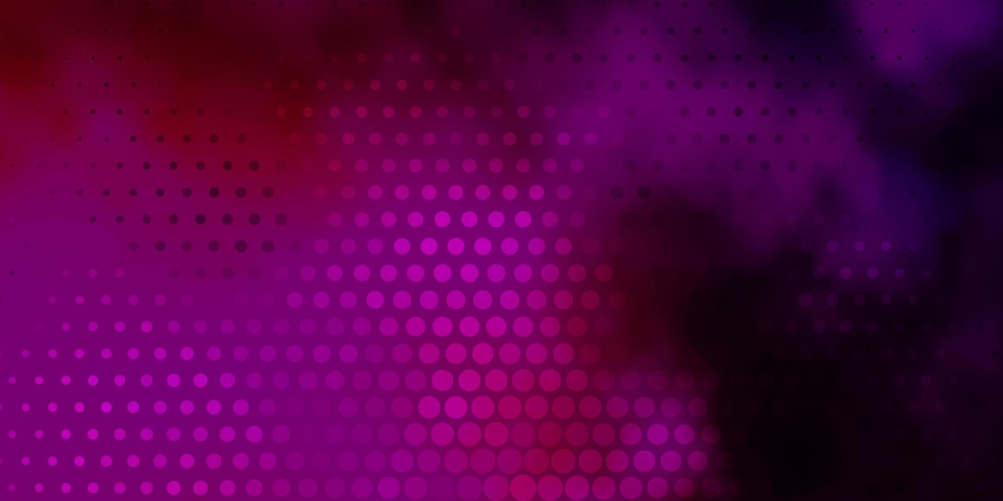 Dark Pink vector layout with circle shapes.