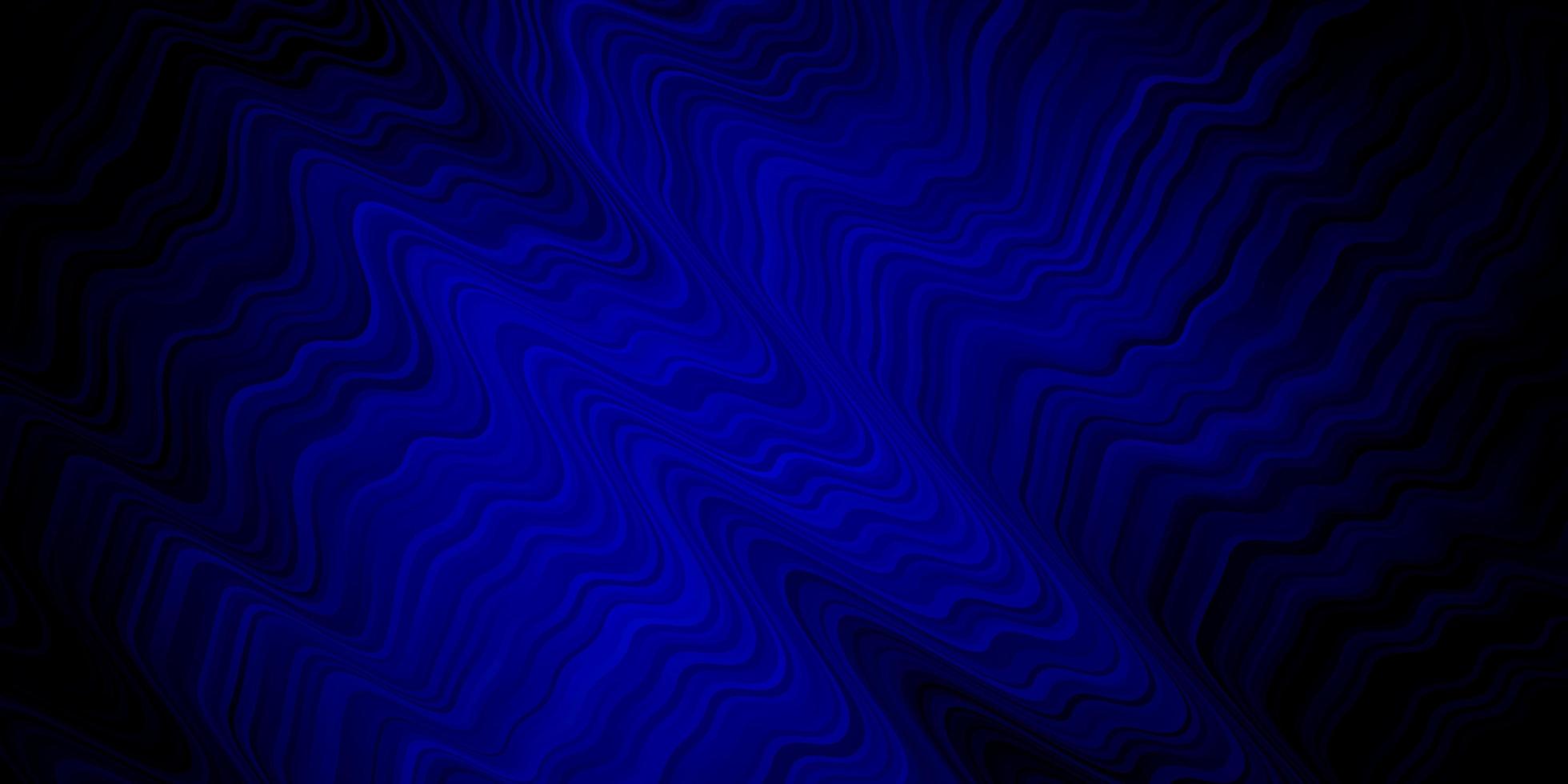 patrón de vector azul oscuro con líneas.