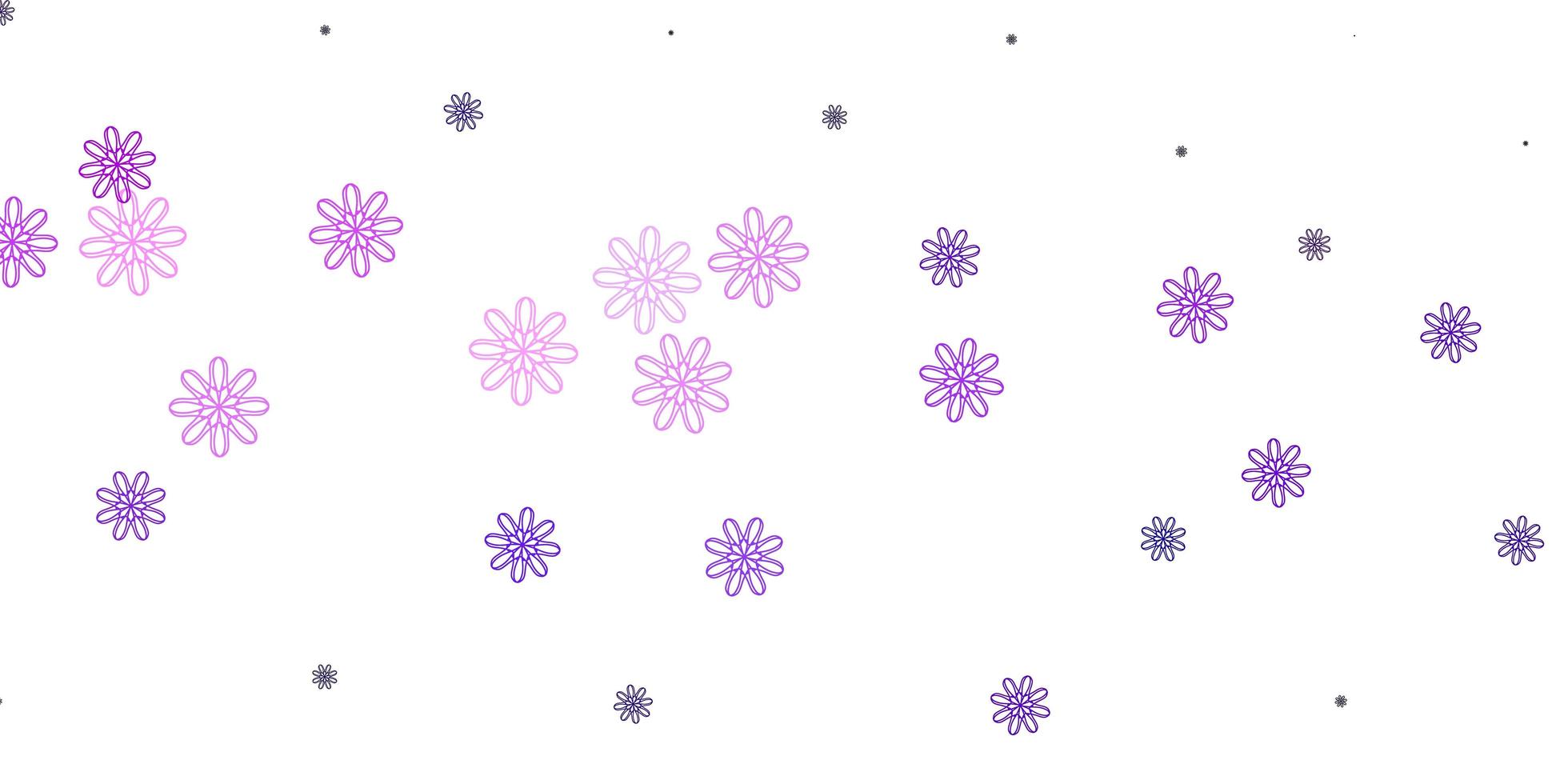 Light Purple, Pink vector natural backdrop with flowers.