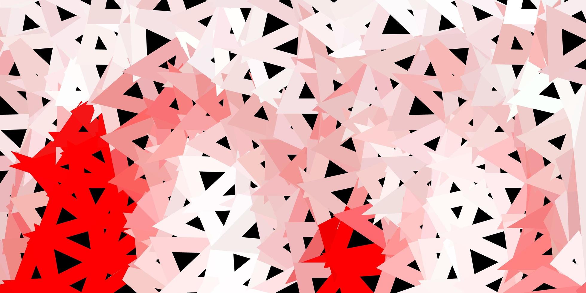 Light red vector poly triangle texture.