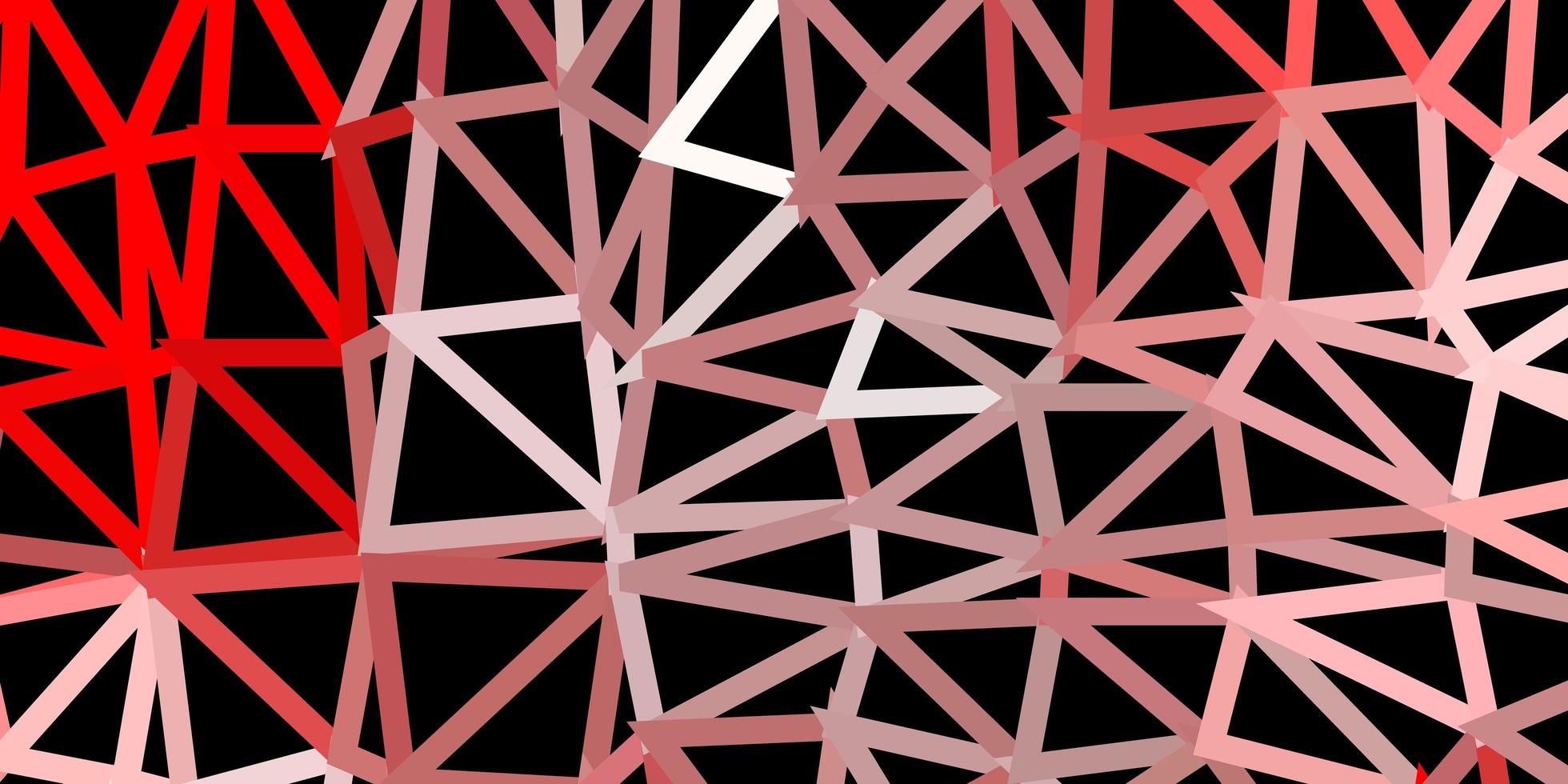 Light red vector gradient polygon texture.