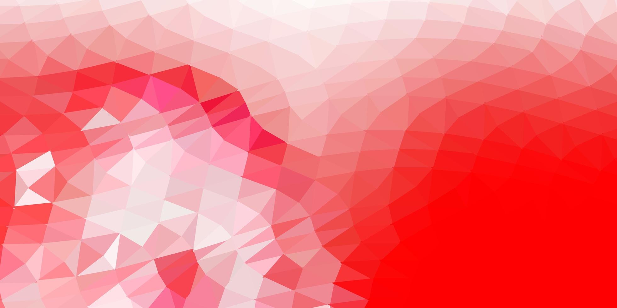 Light red vector gradient polygon texture.