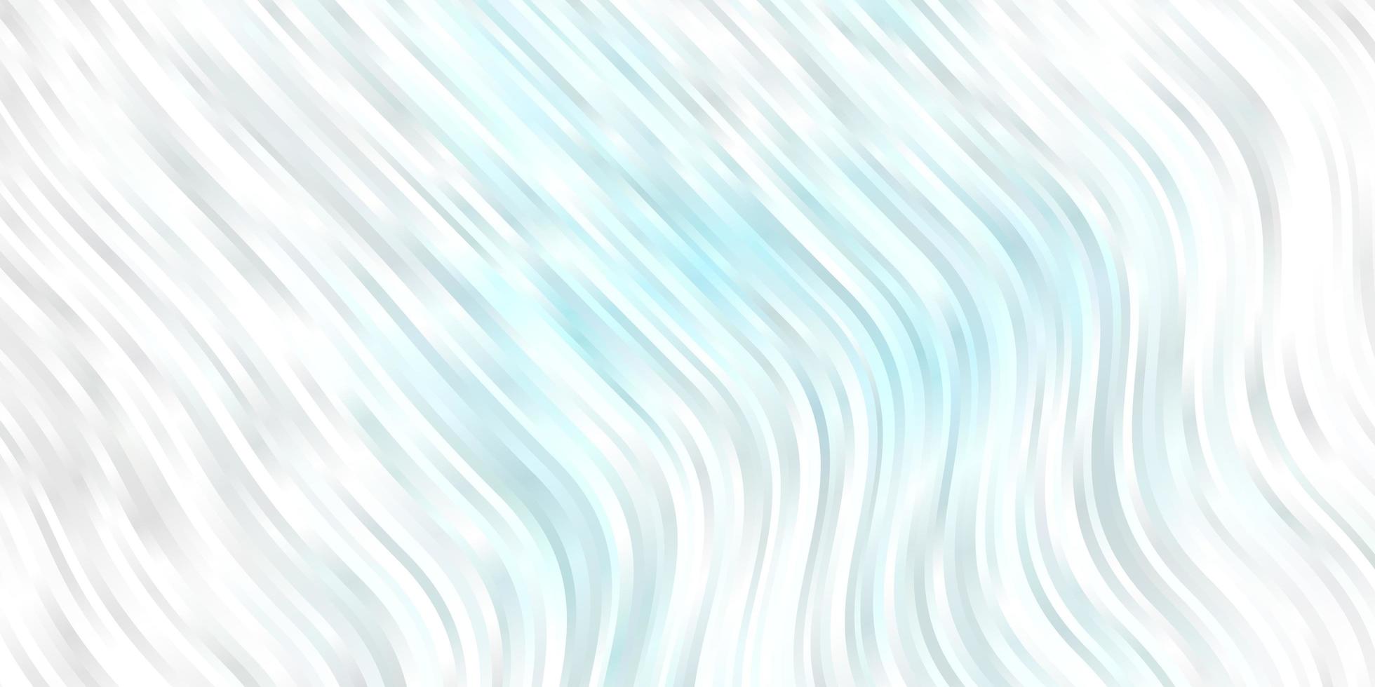 Light BLUE vector background with curved lines