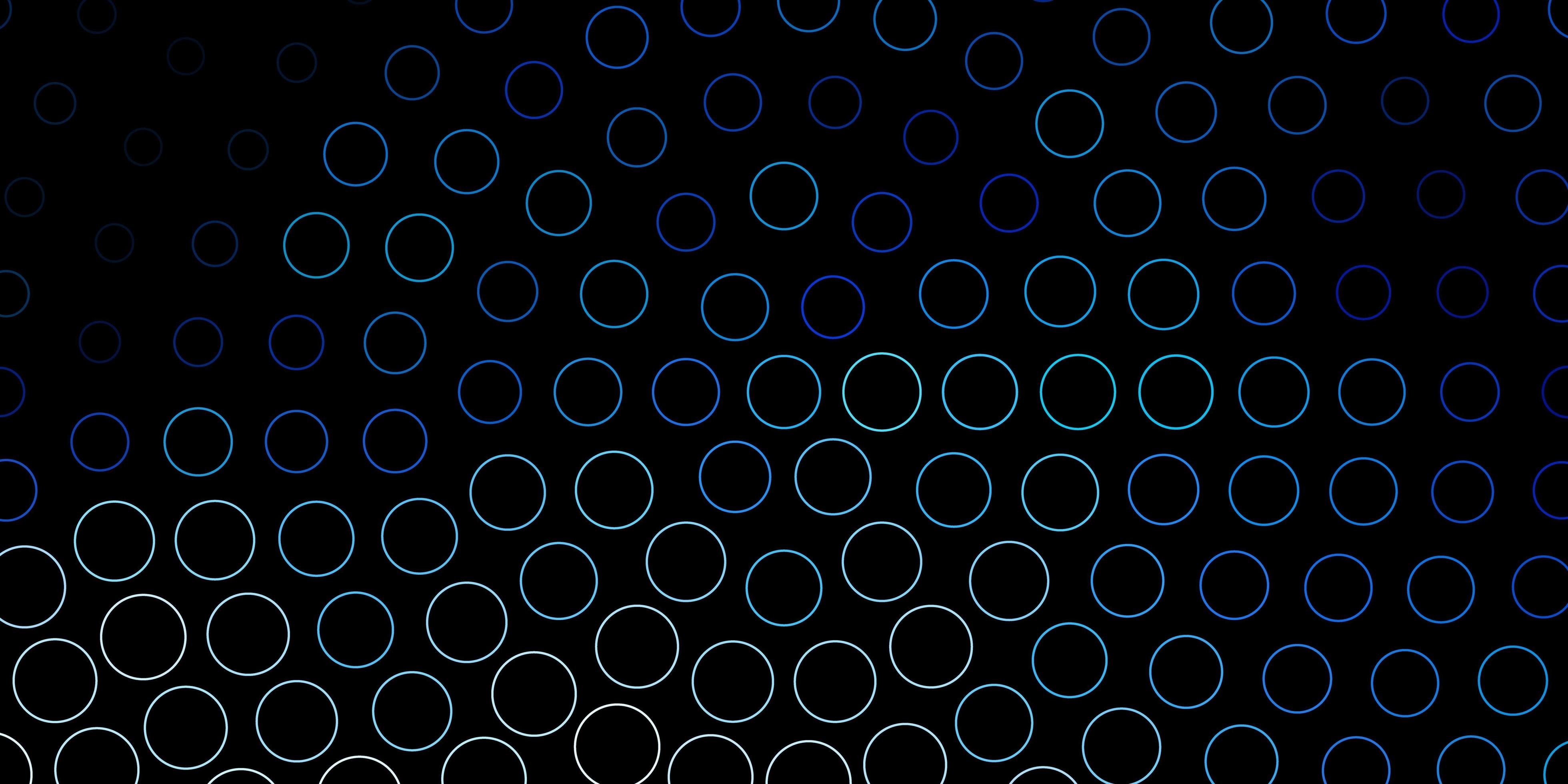 Dark BLUE vector background with circles. 1865567 - Download Free
