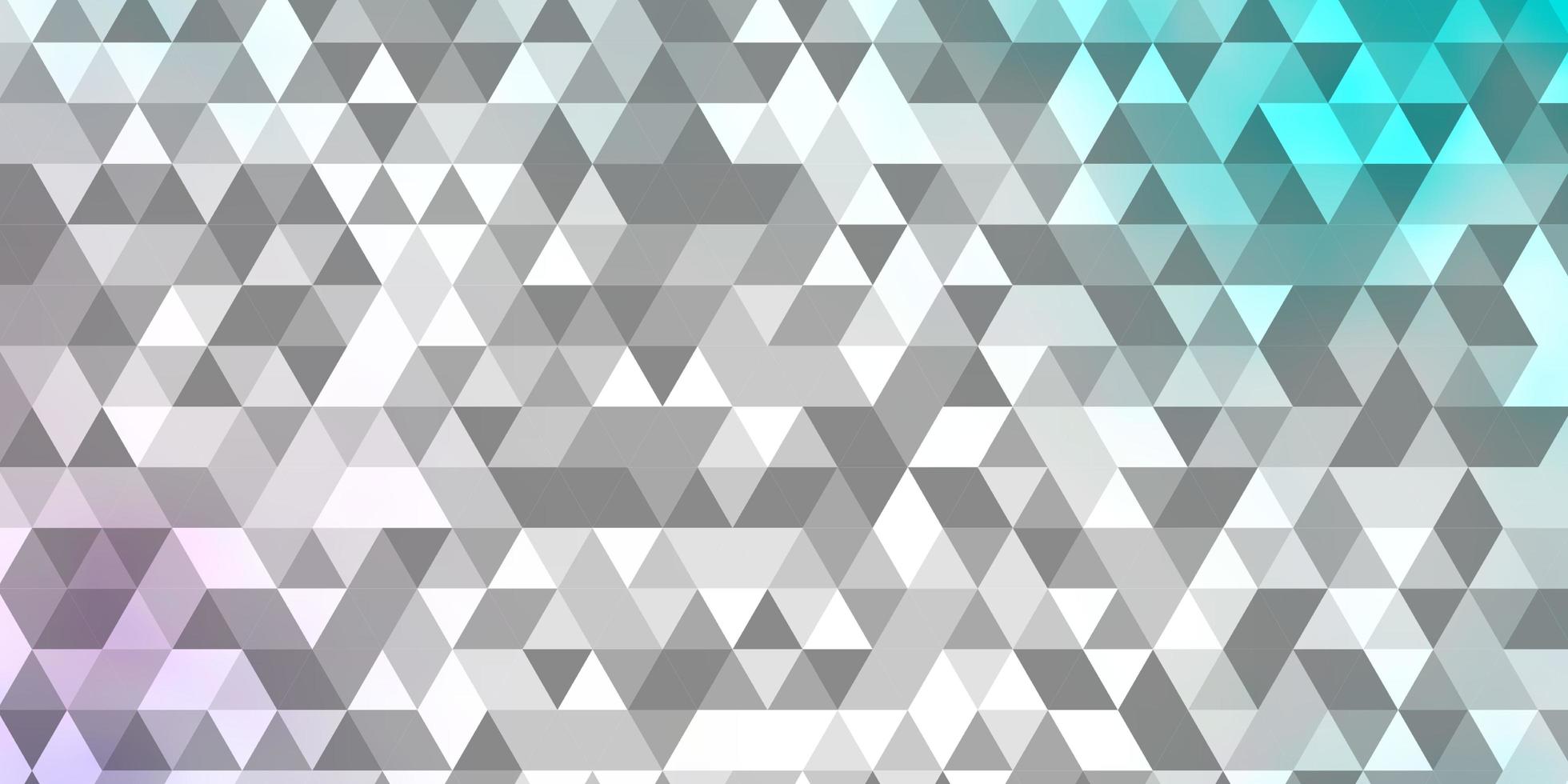 Light Pink, Blue vector background with triangles.