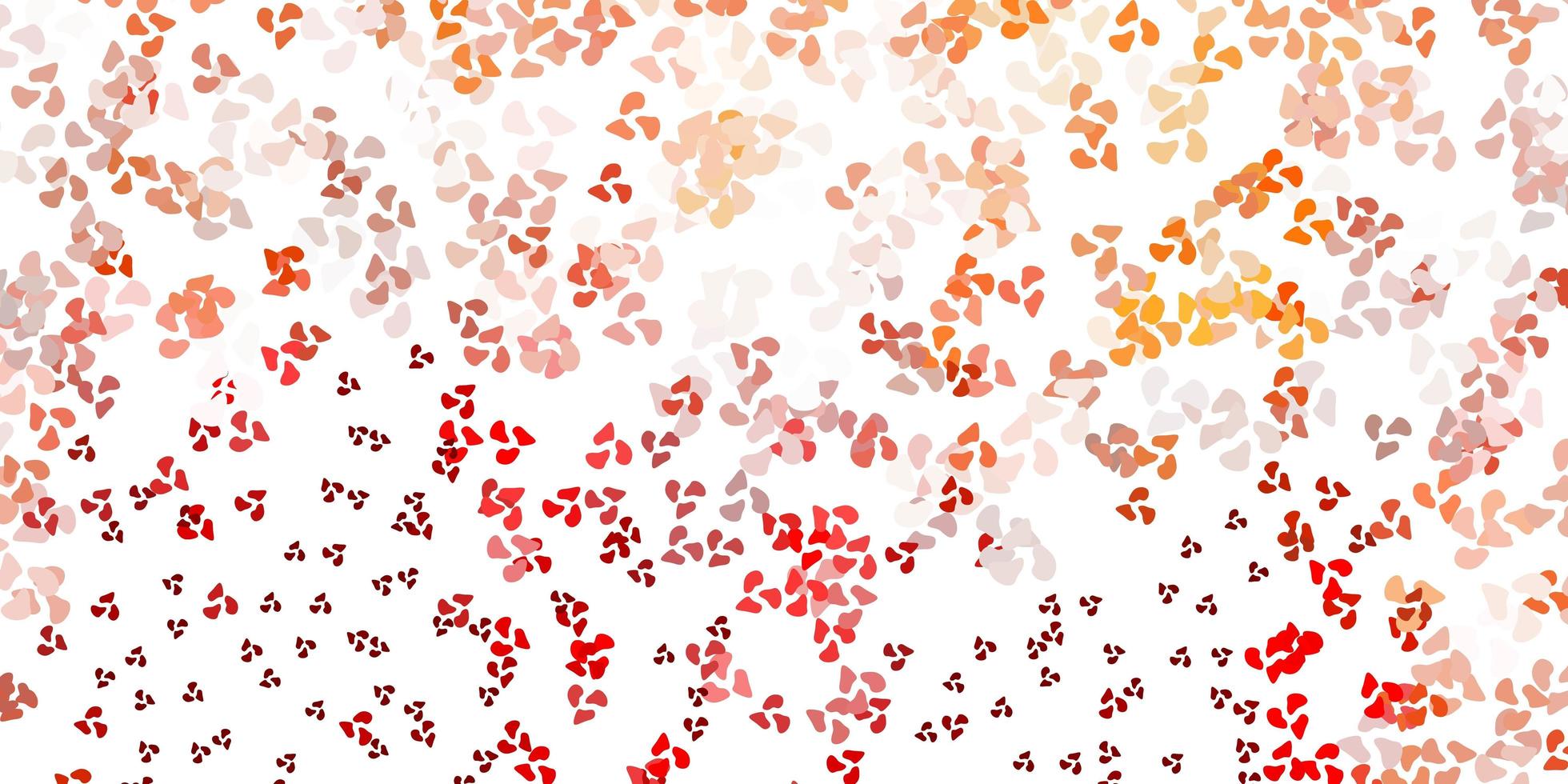 Light yellow vector backdrop with chaotic shapes.