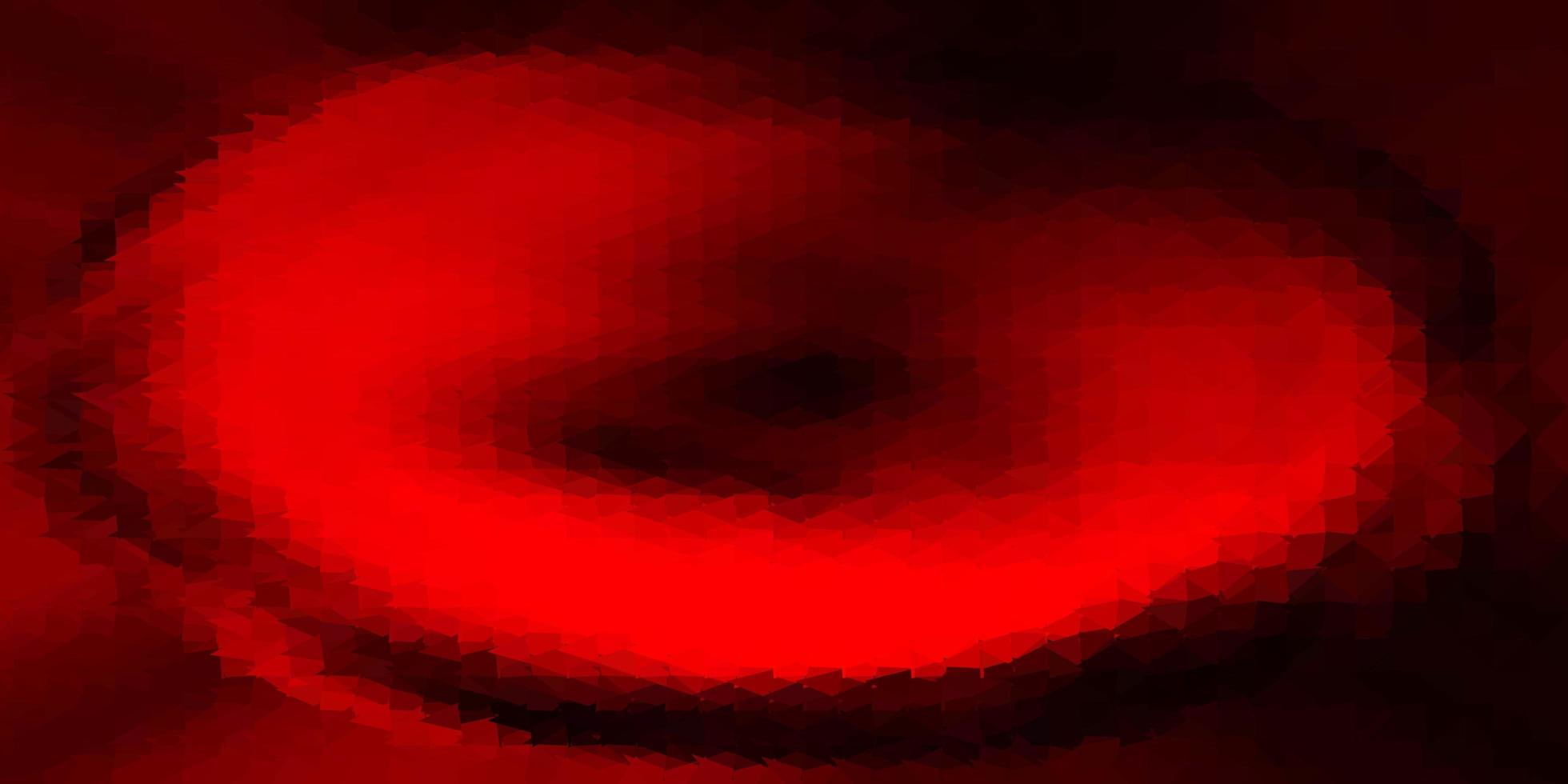 Fondo de pantalla de polígono degradado de vector rojo oscuro.