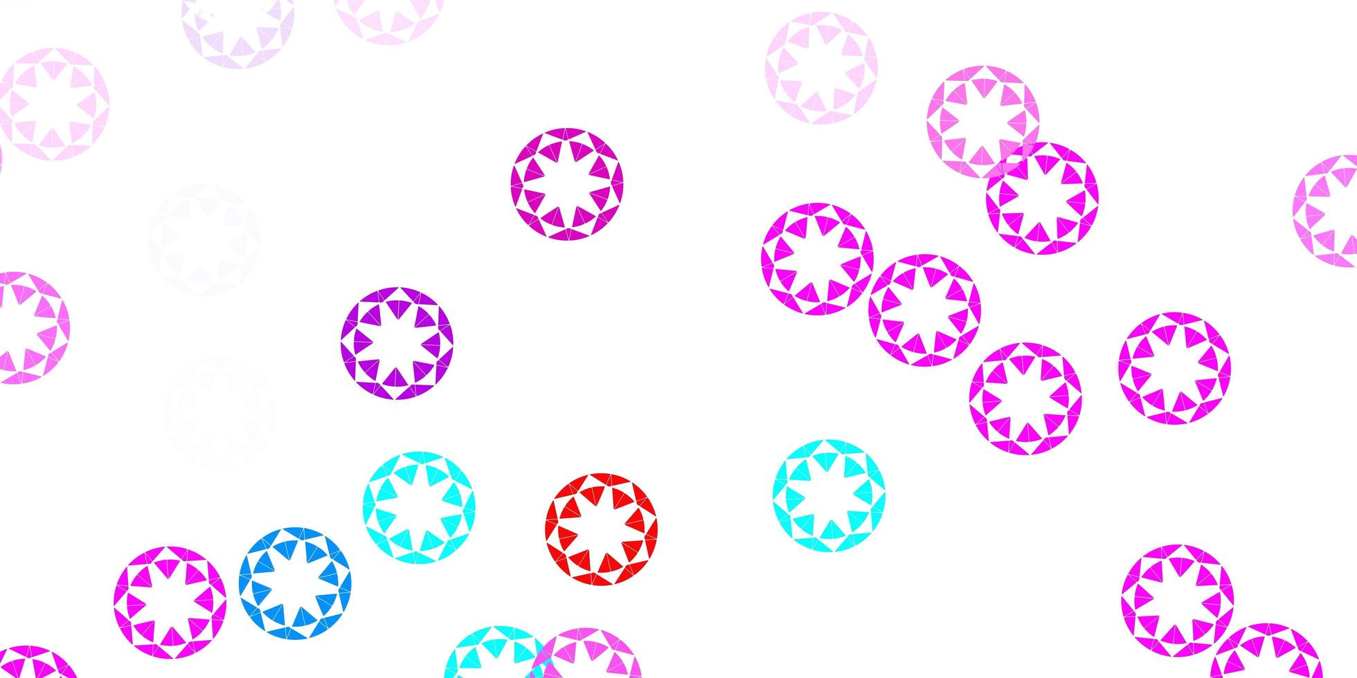 Light blue, red vector pattern with spheres.