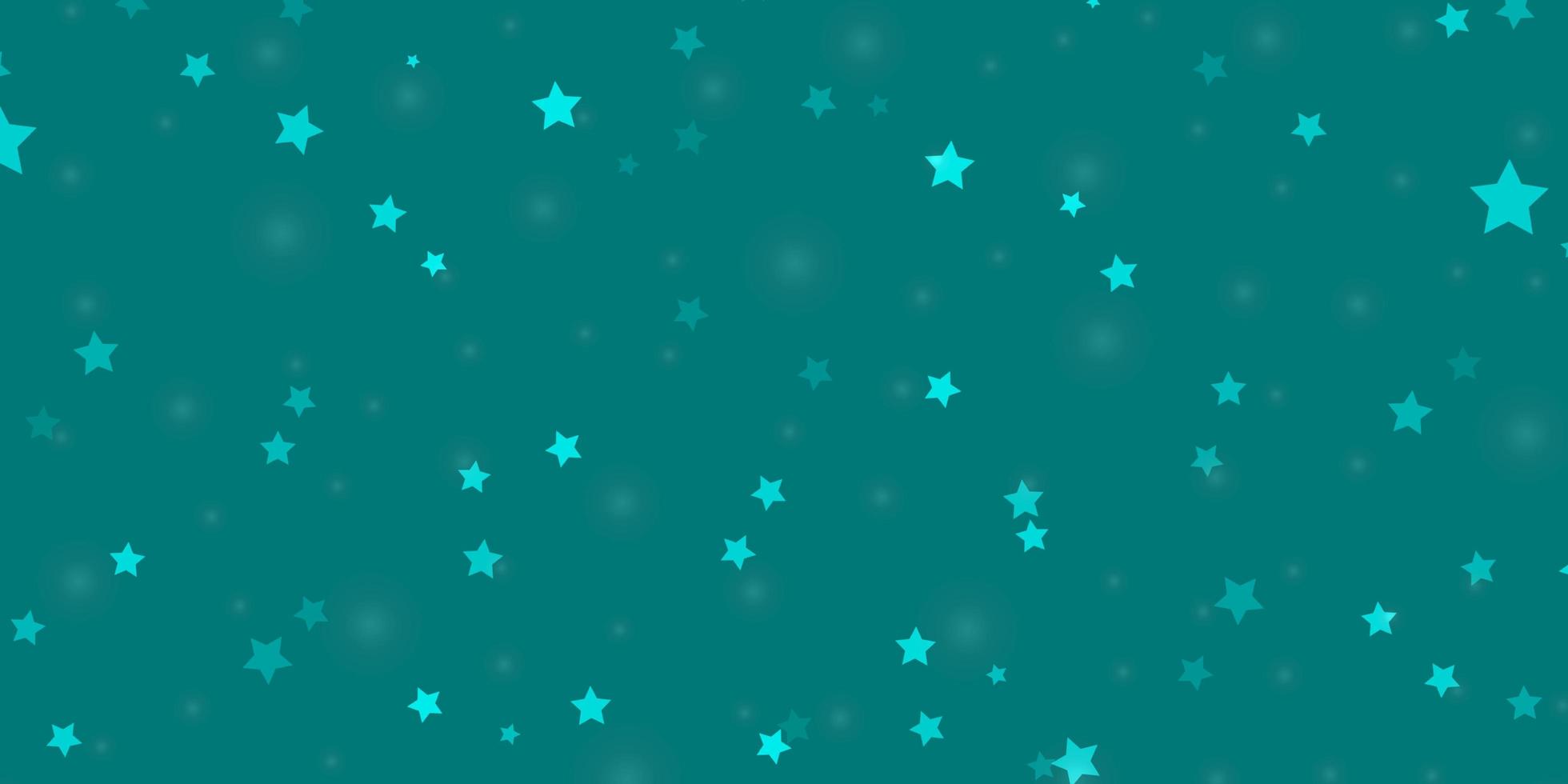 Light BLUE vector texture with beautiful stars.