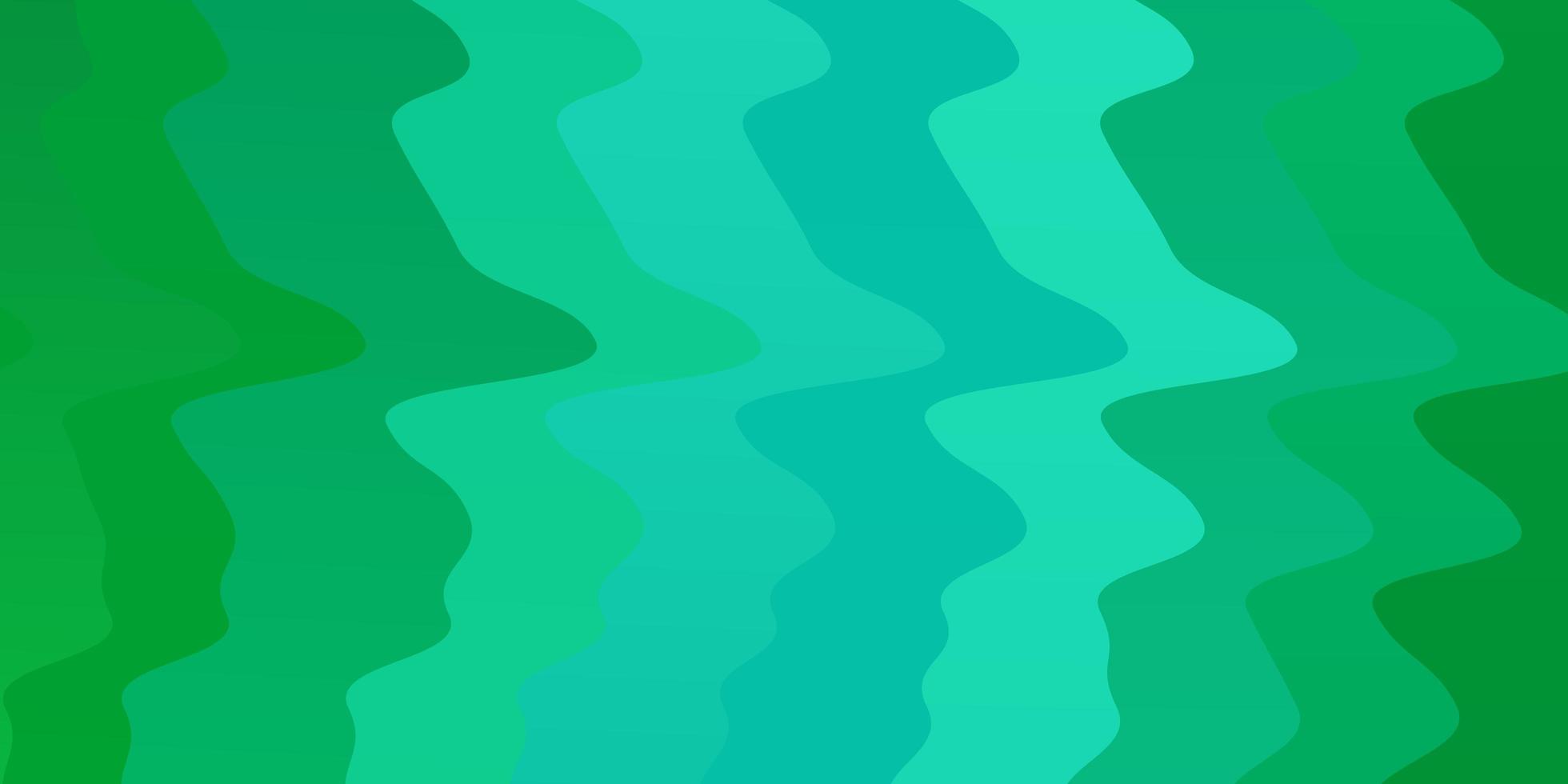 Light Green vector pattern with wry lines.