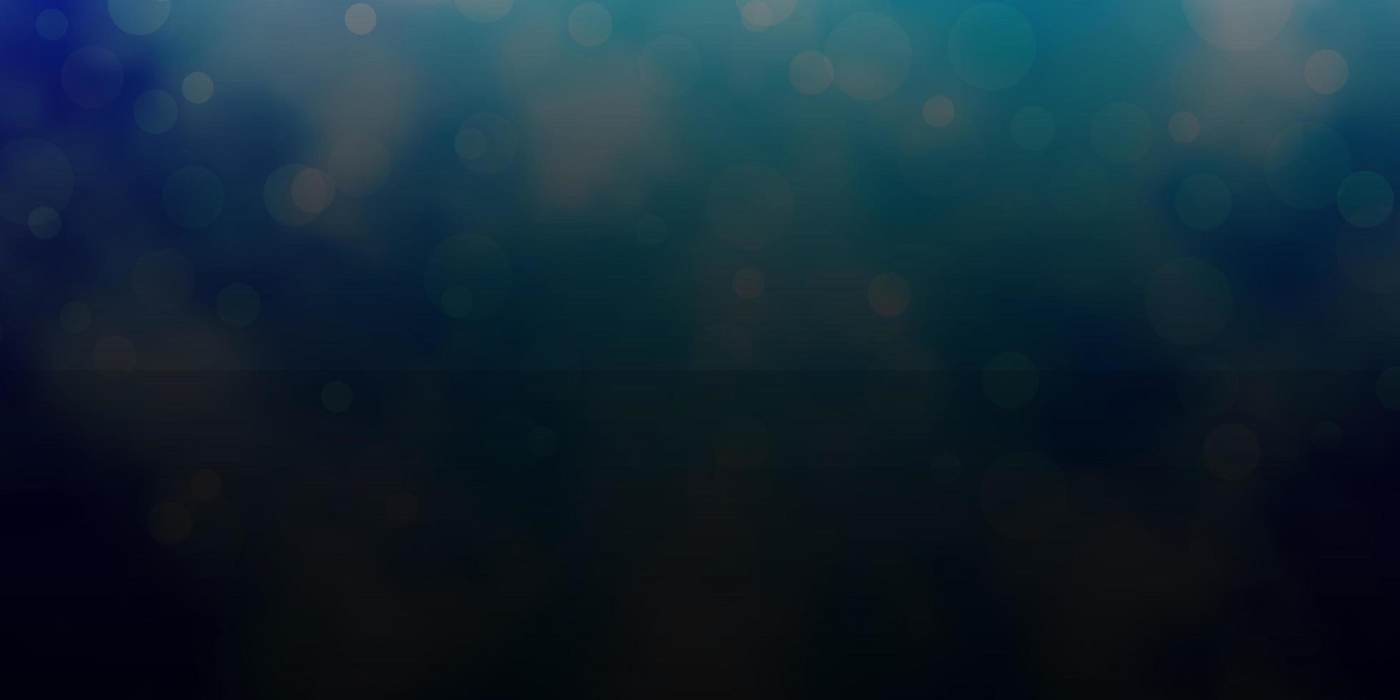 Light BLUE vector background with circles.