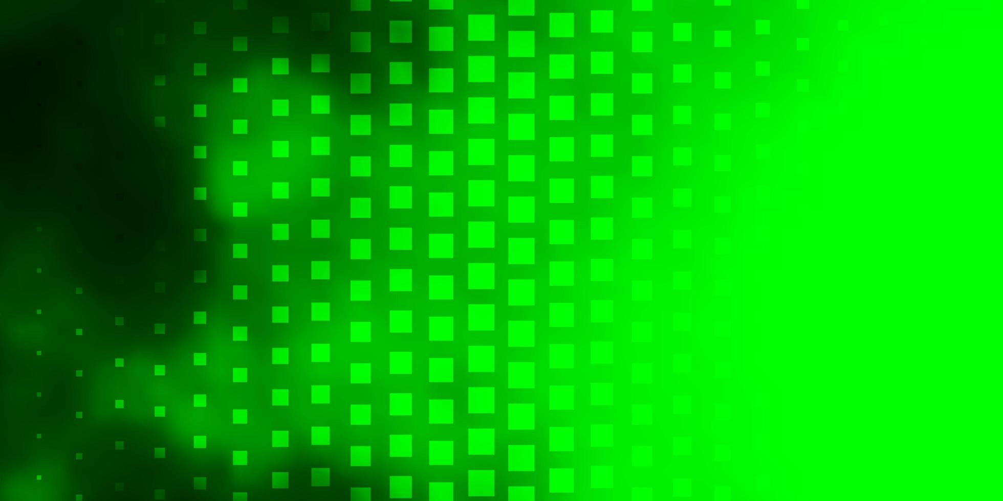 Light Green vector pattern in square style.