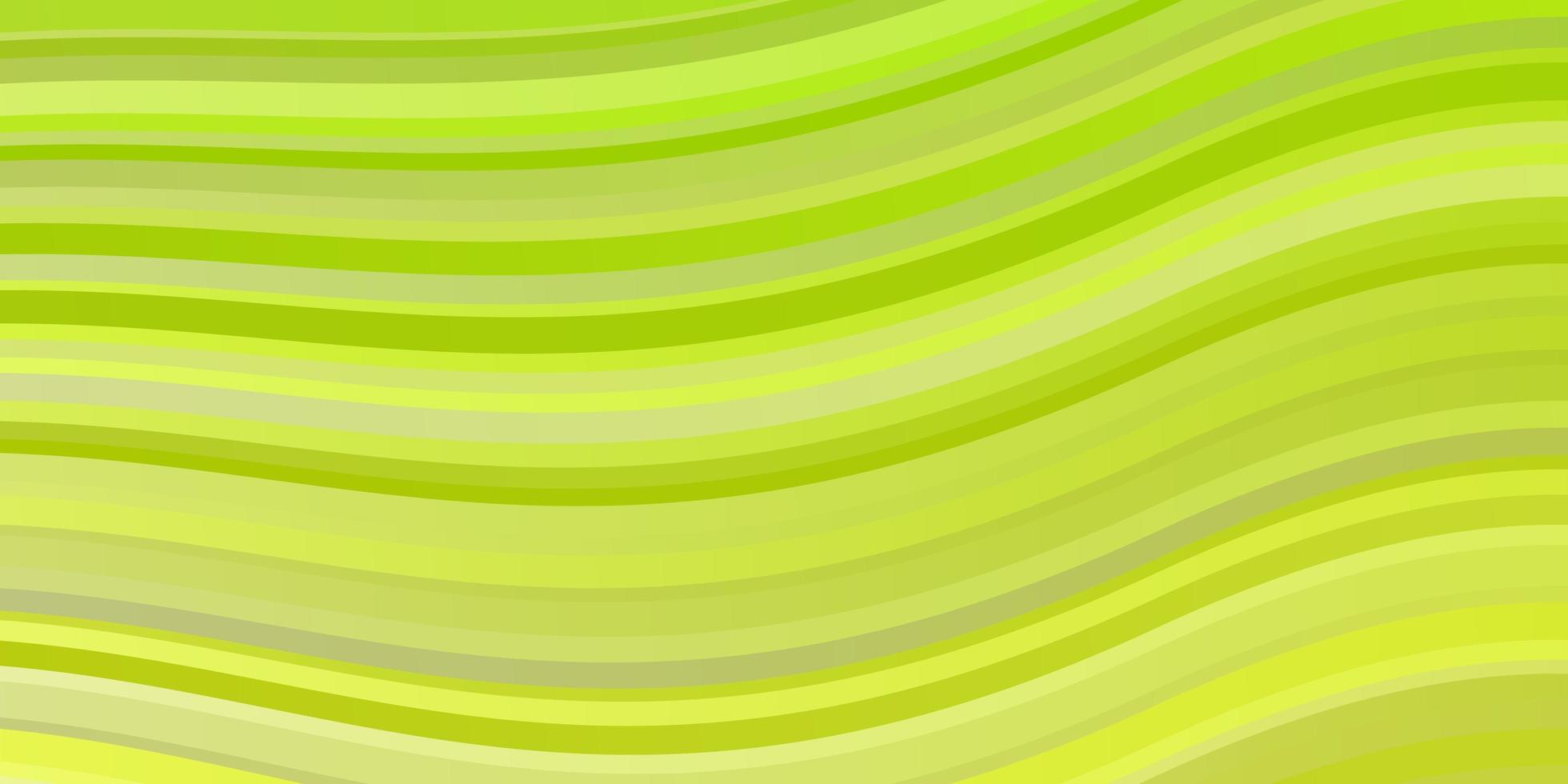 Light Green, Yellow vector layout with curves.