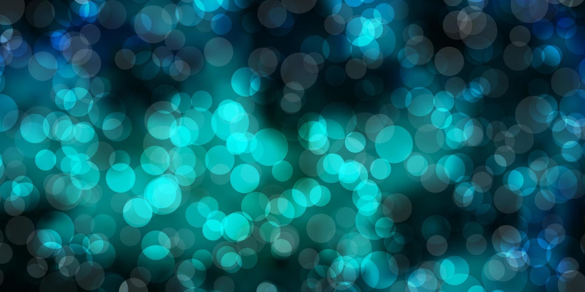 Light BLUE vector background with circles.