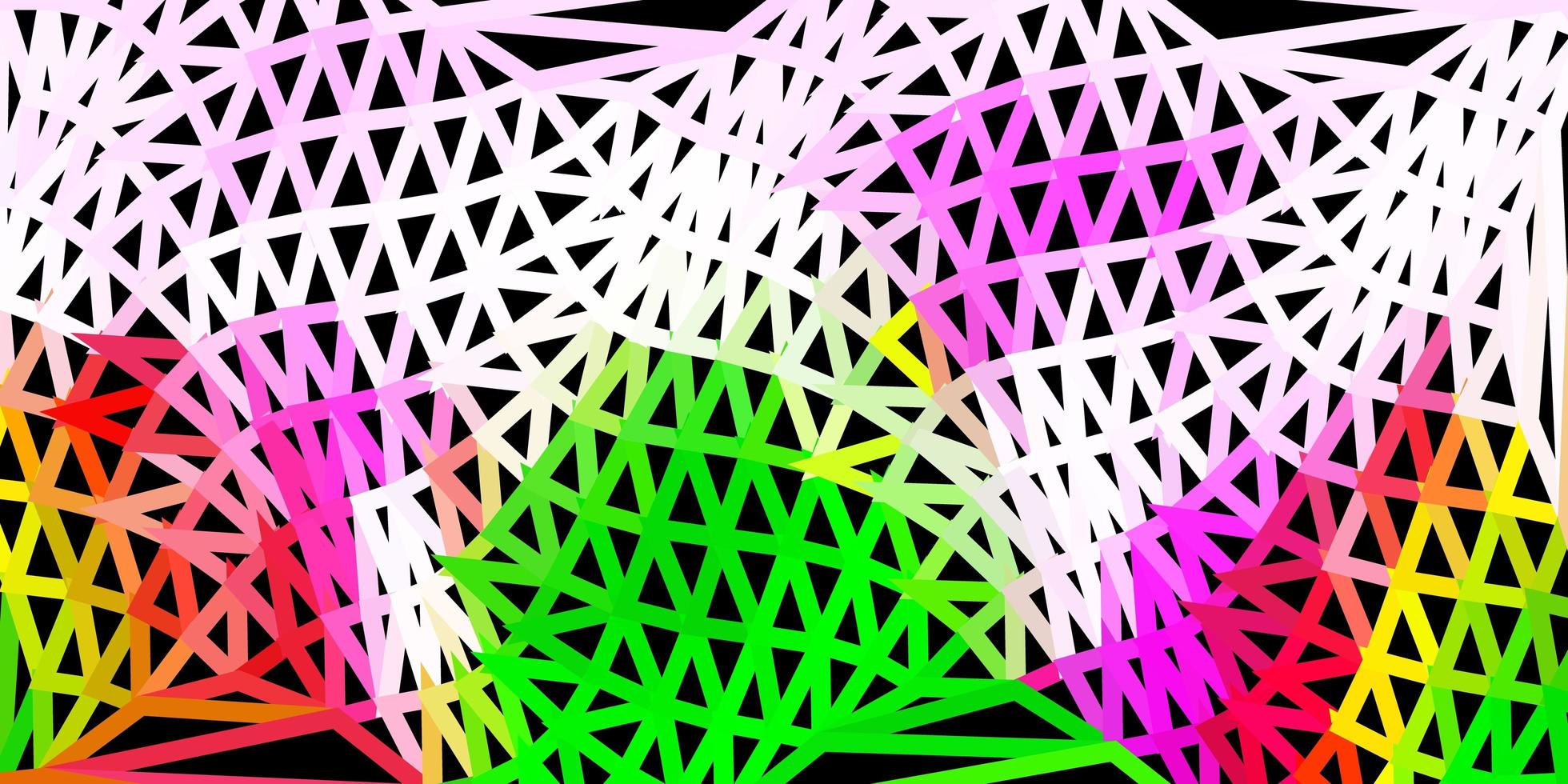 Light pink, green vector gradient polygon wallpaper.