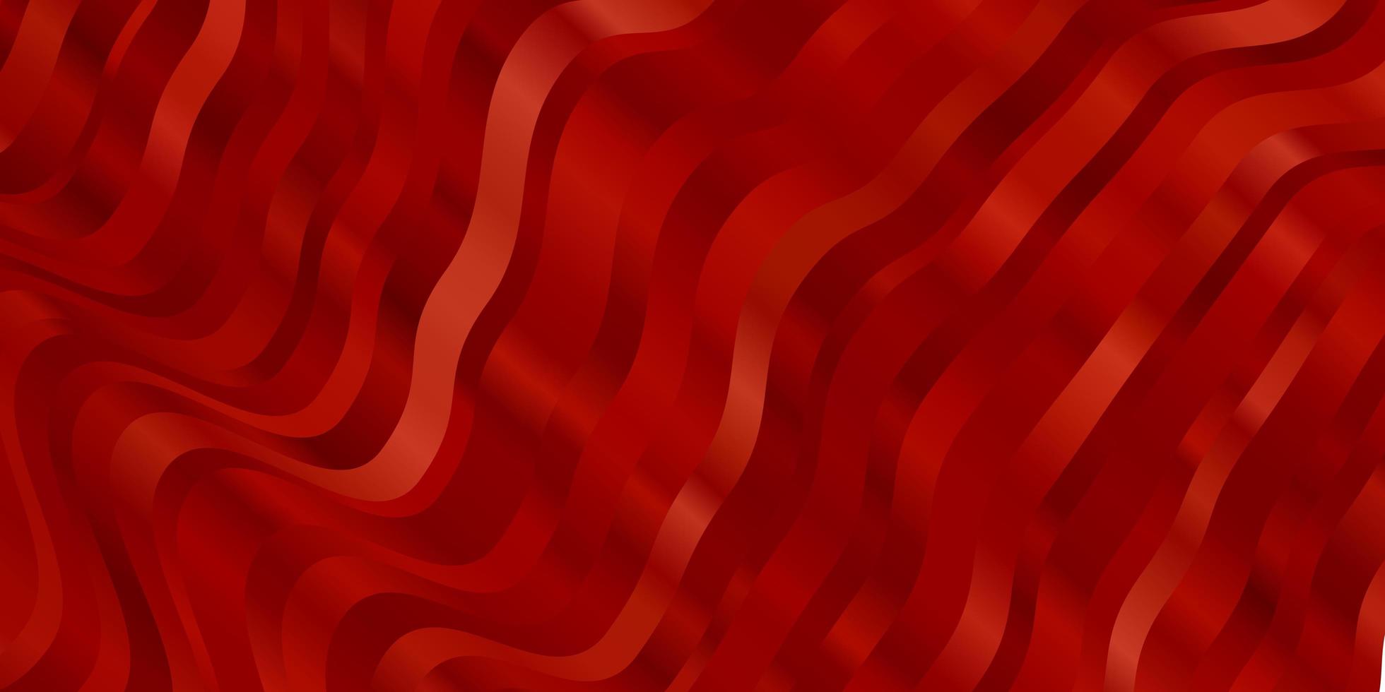 Light Orange vector texture with curves.