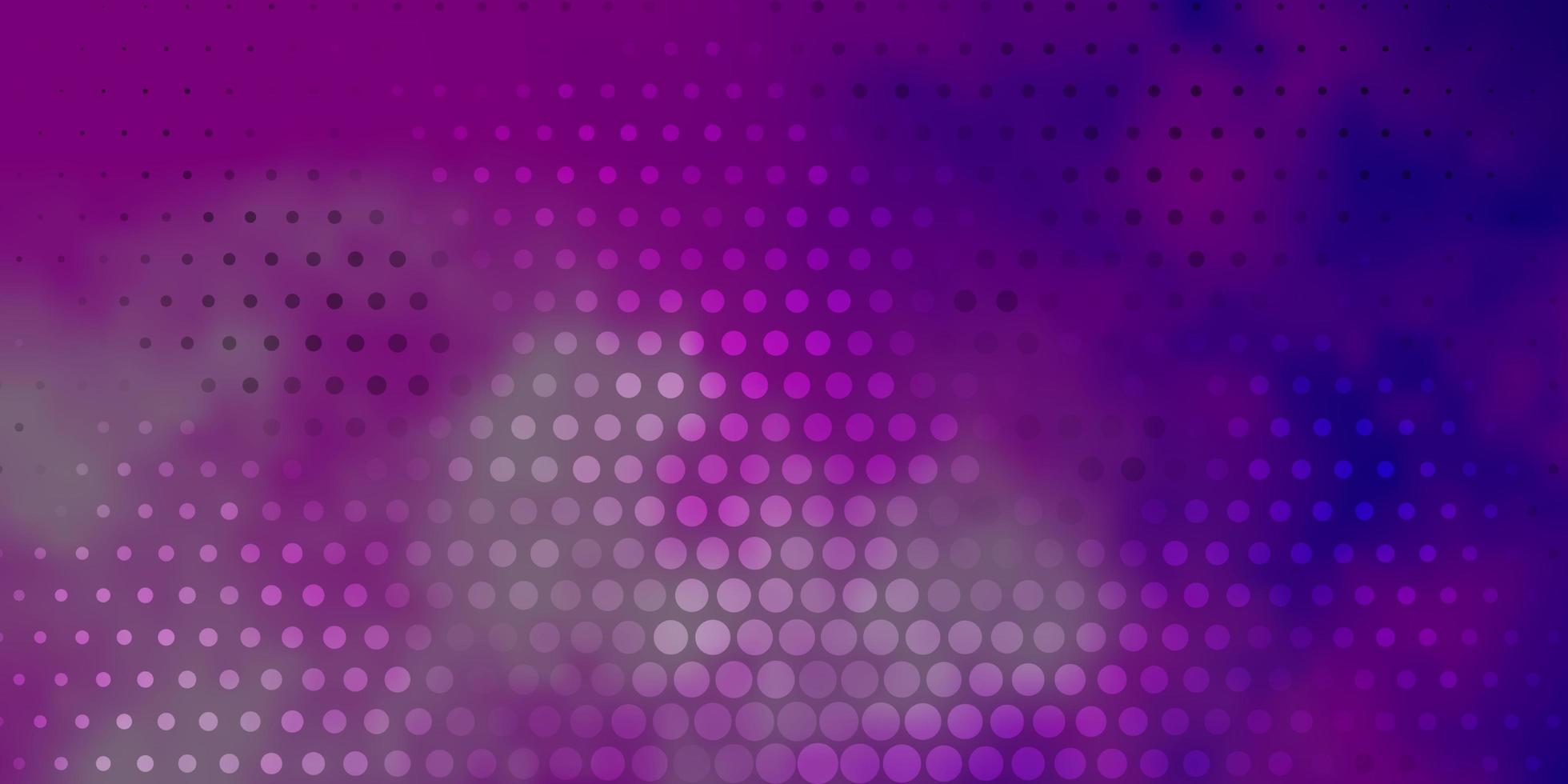 Light Purple vector background with spots.