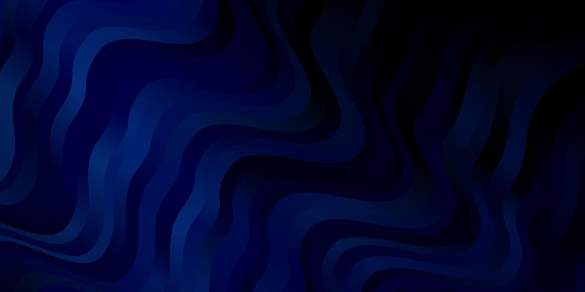 Dark BLUE vector backdrop with bent lines.