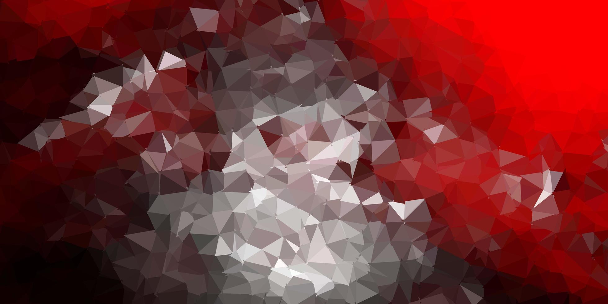 Dark red vector gradient polygon wallpaper.
