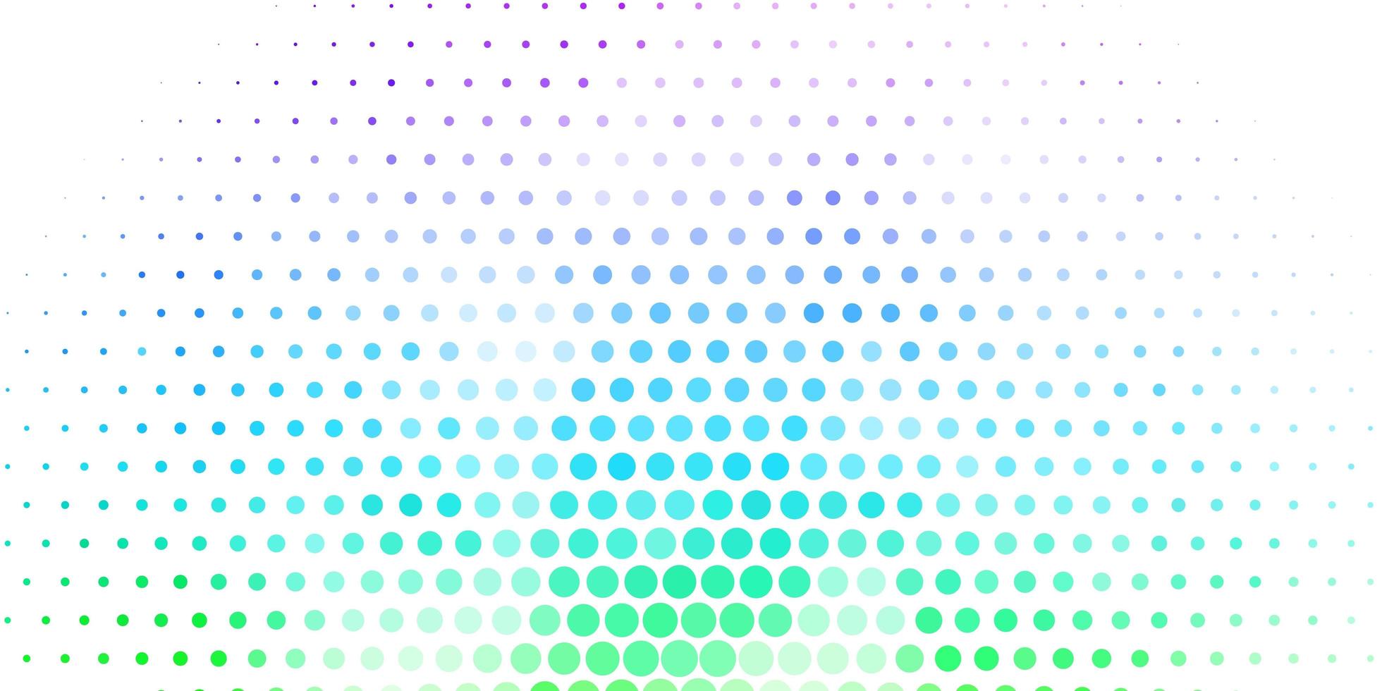 Light Multicolor vector background with bubbles.