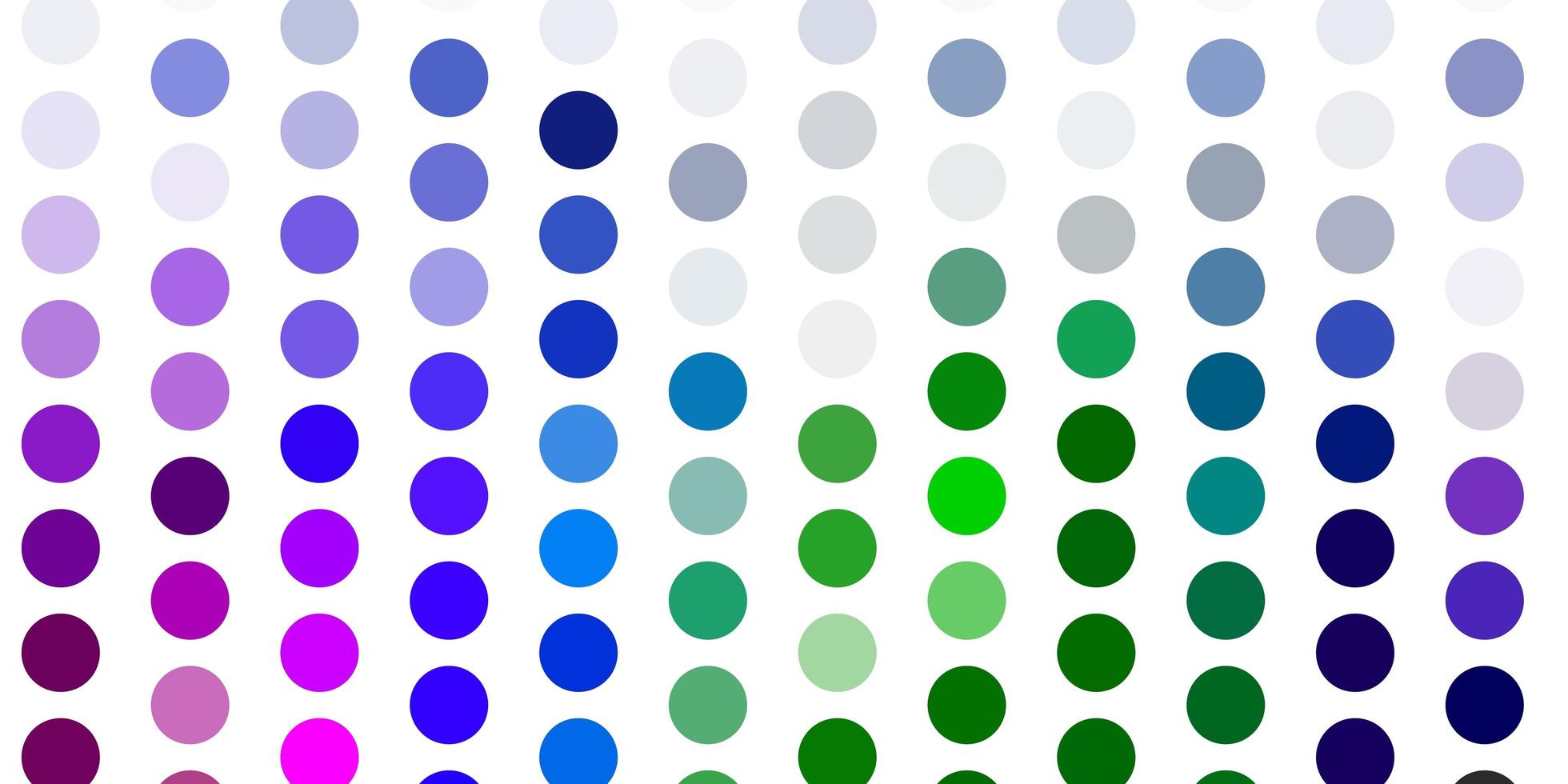 Light multicolor vector background with bubbles.