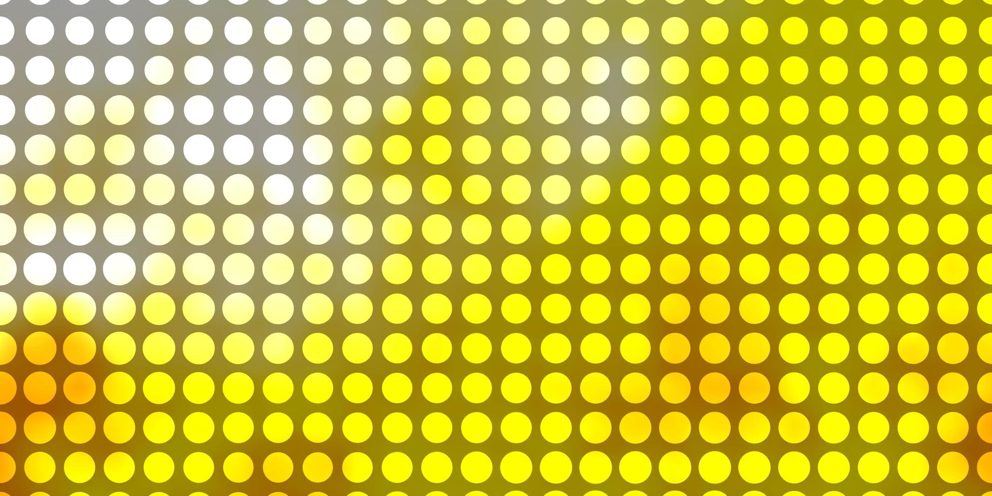 Light Orange vector pattern with circles