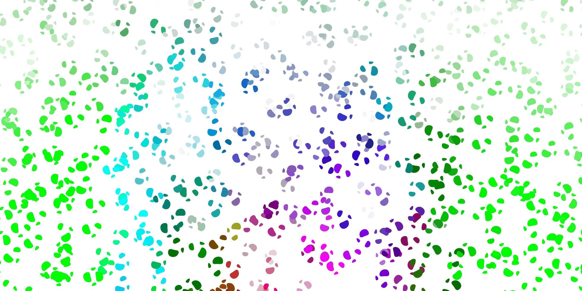 Light multicolor vector pattern with abstract shapes.