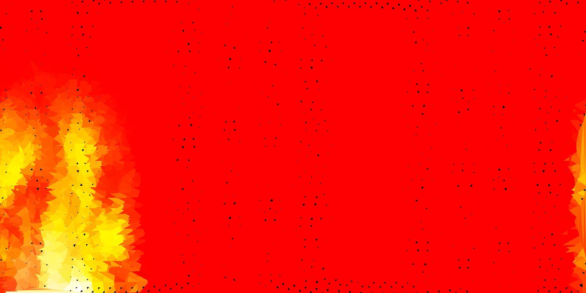 papel tapiz poligonal geométrico vector rojo claro, amarillo.