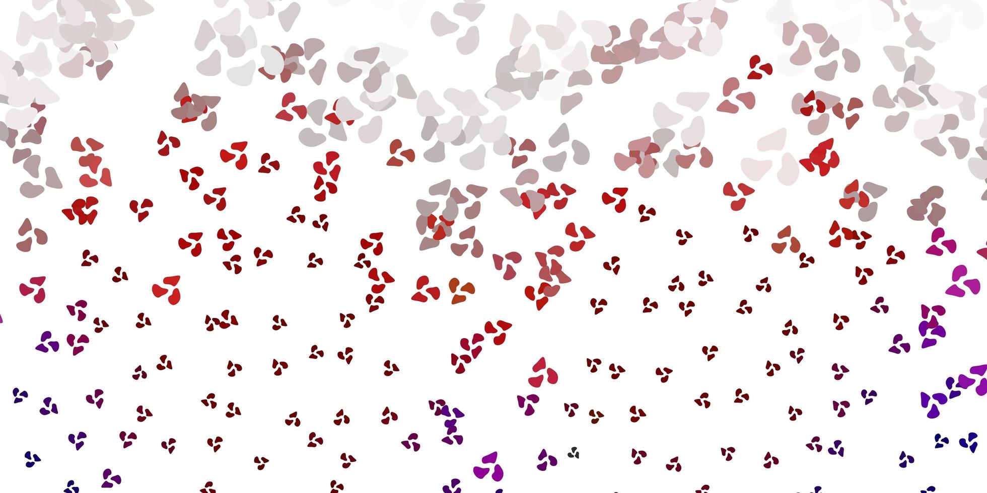 Light red vector background with random forms.