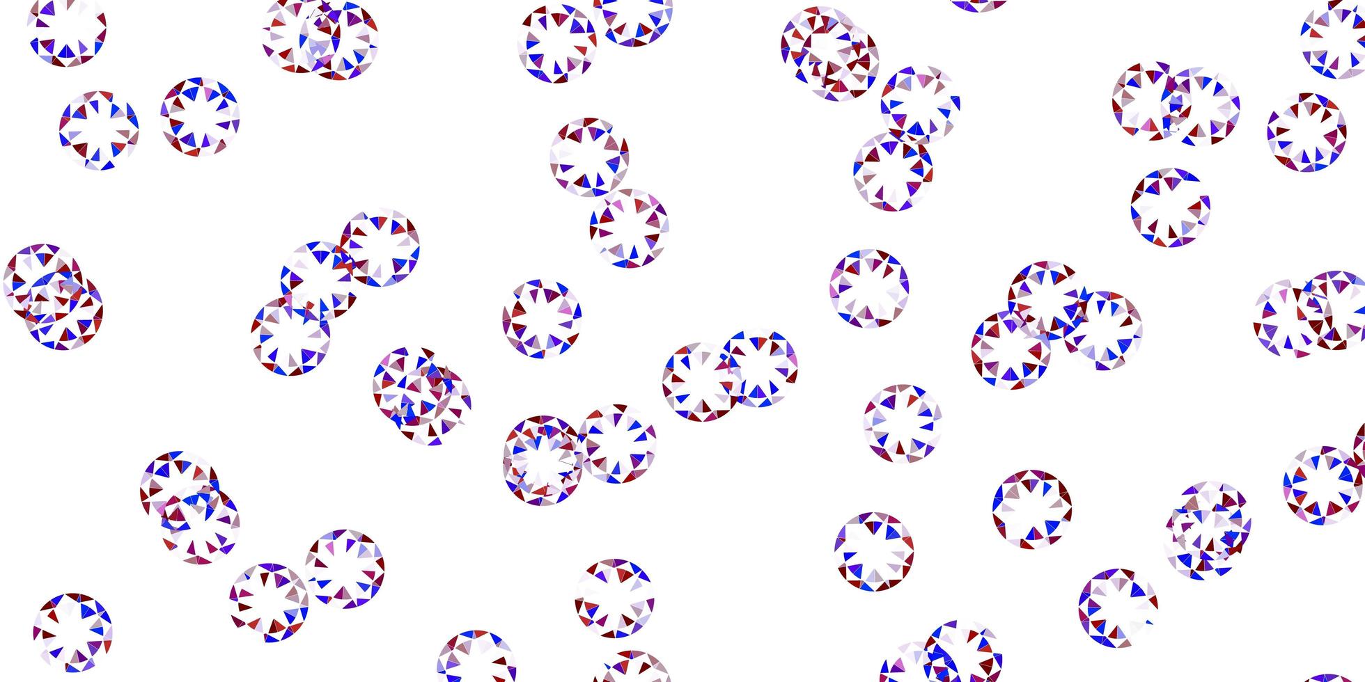 Light blue, red vector template with circles.