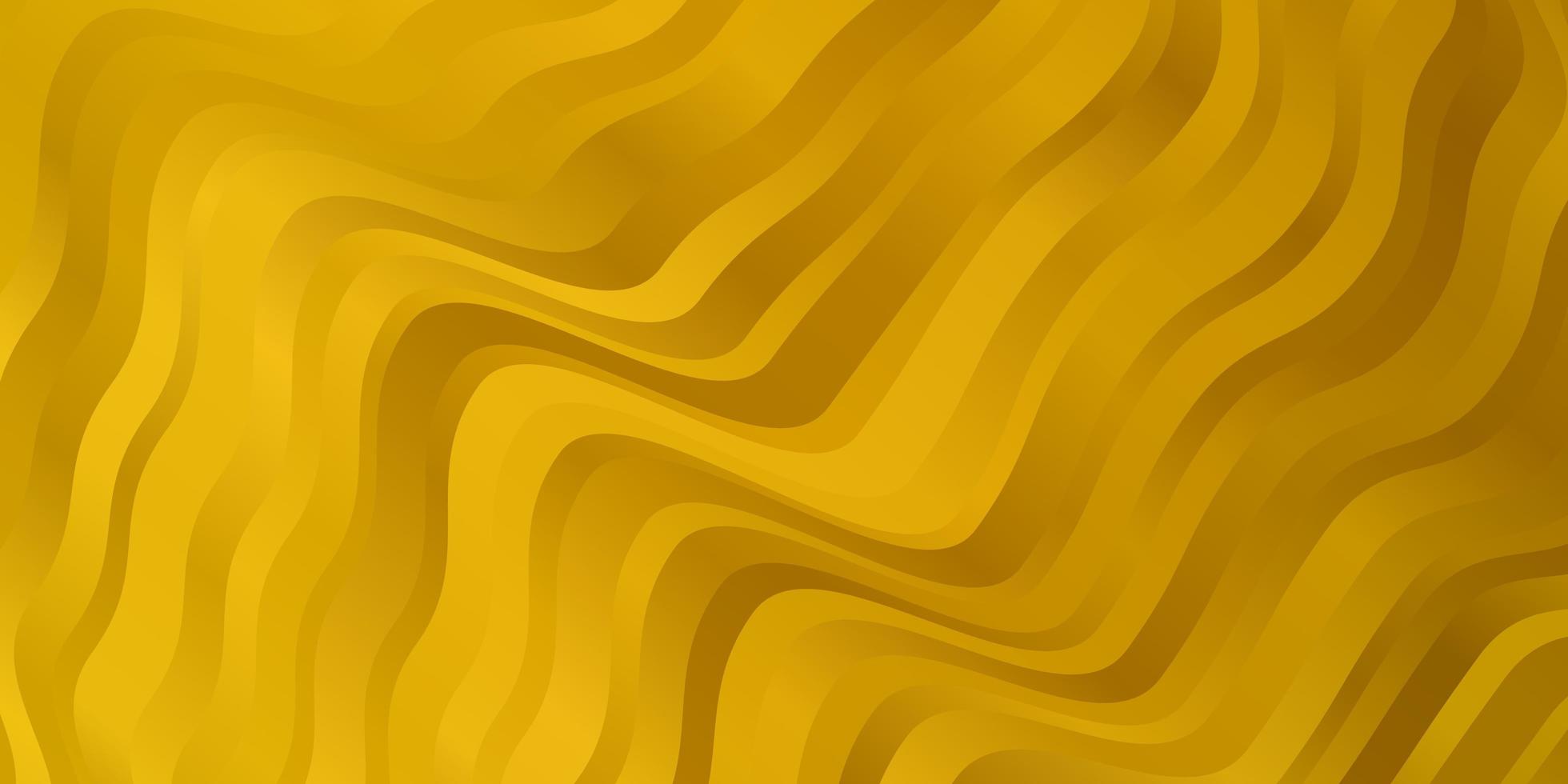 Dark Yellow vector template with lines.