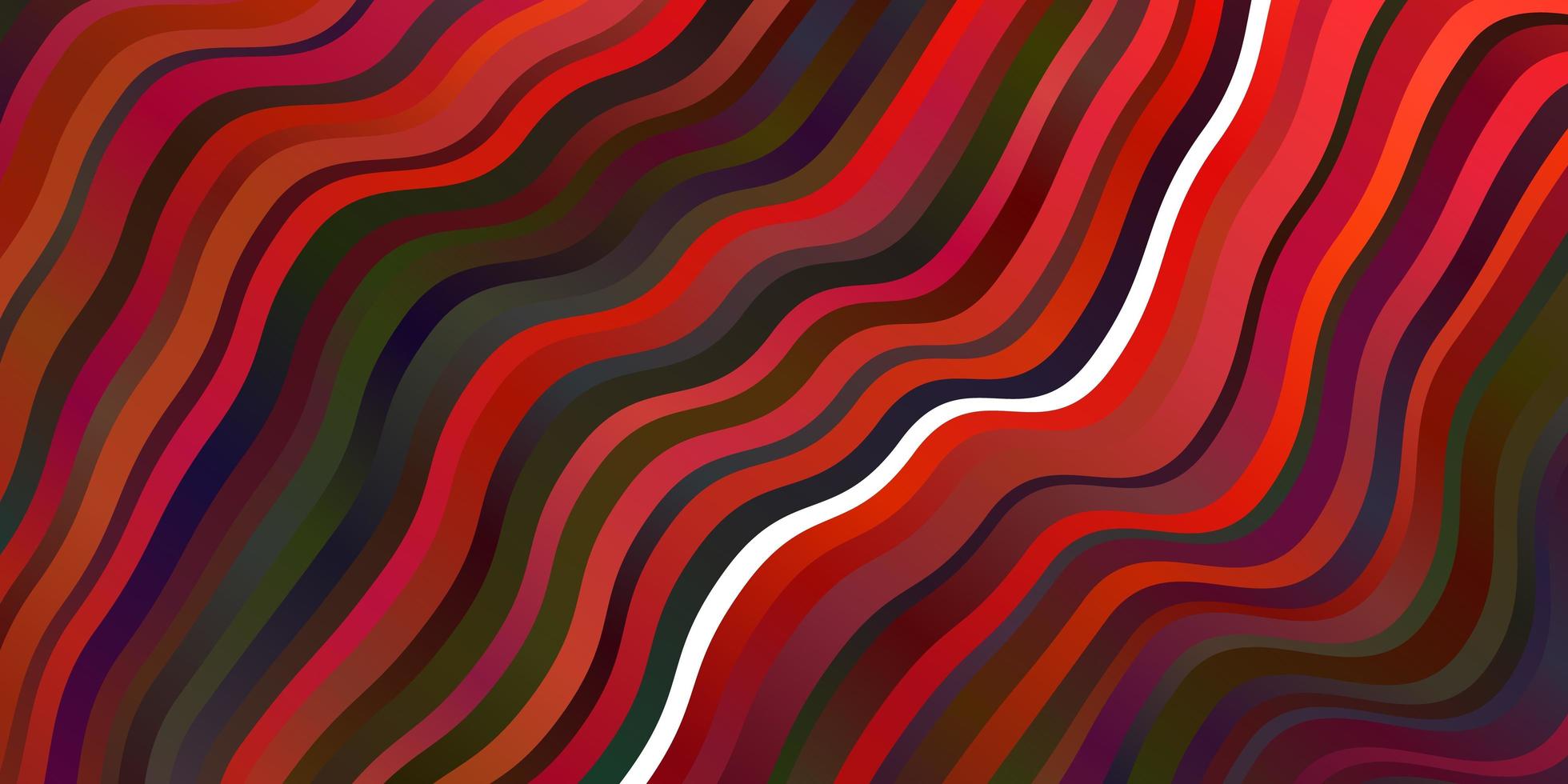 Dark Red vector template with wry lines.
