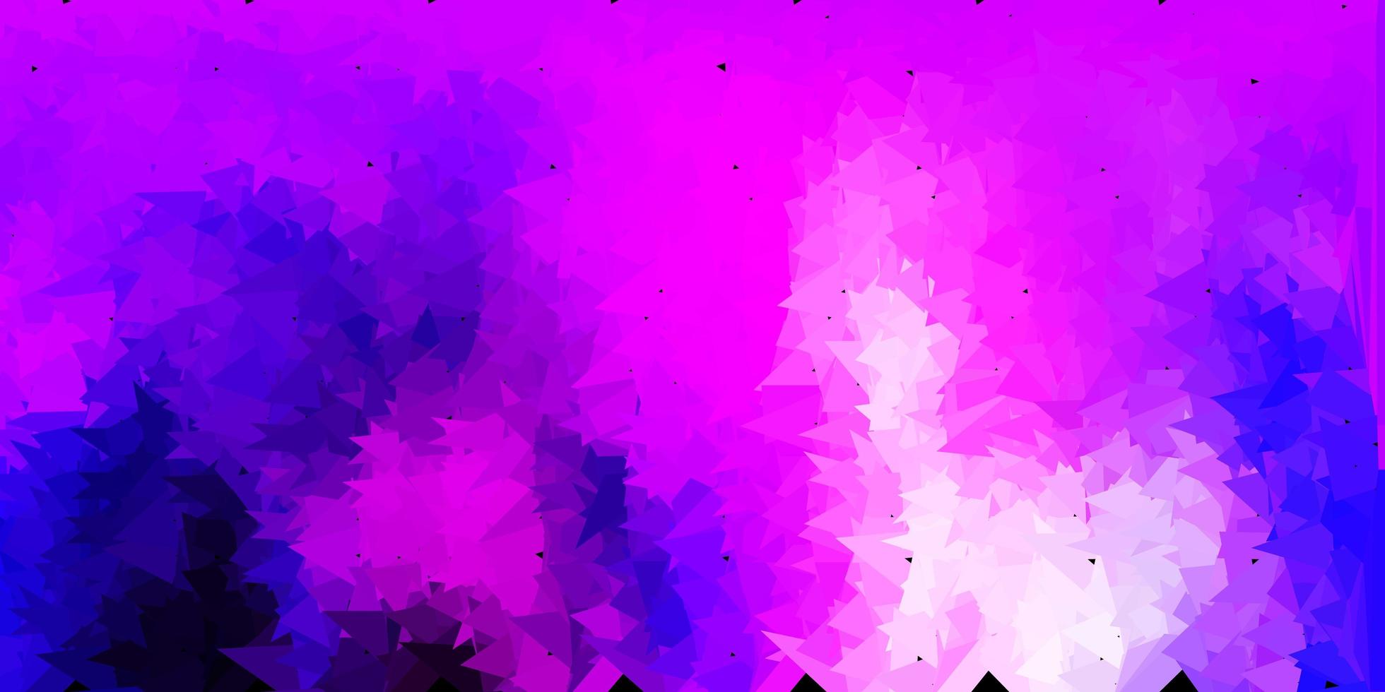 Light purple, pink vector polygonal pattern.