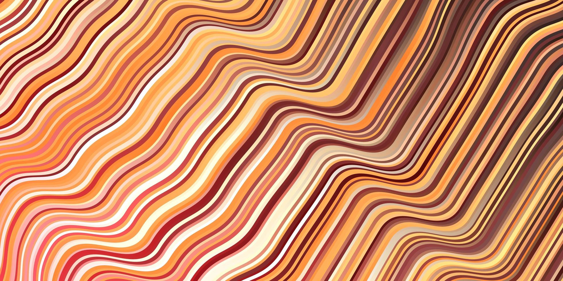 Light Red, Yellow vector backdrop with circular arc.