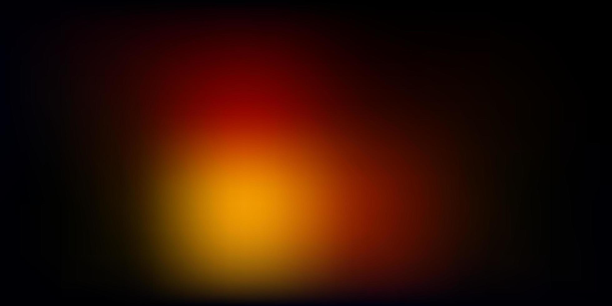 Dark Orange vector abstract blur template.