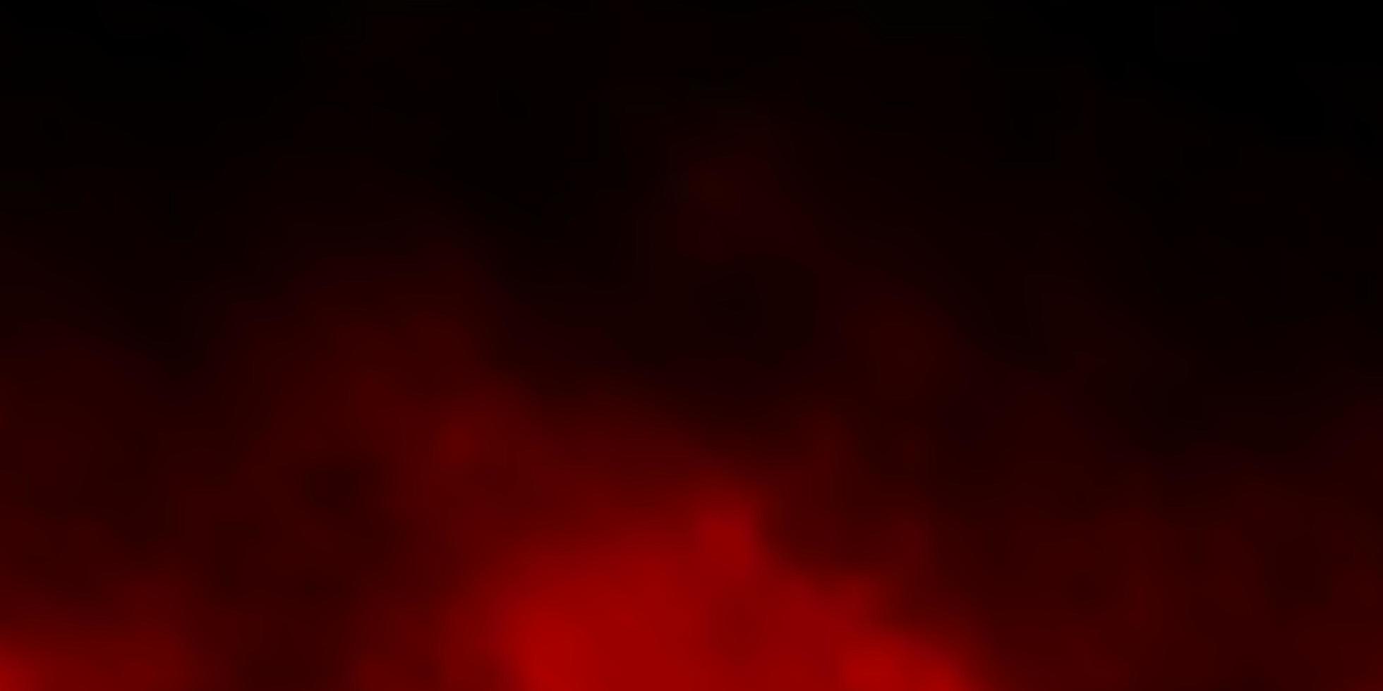 Dark Brown vector texture with cloudy sky.