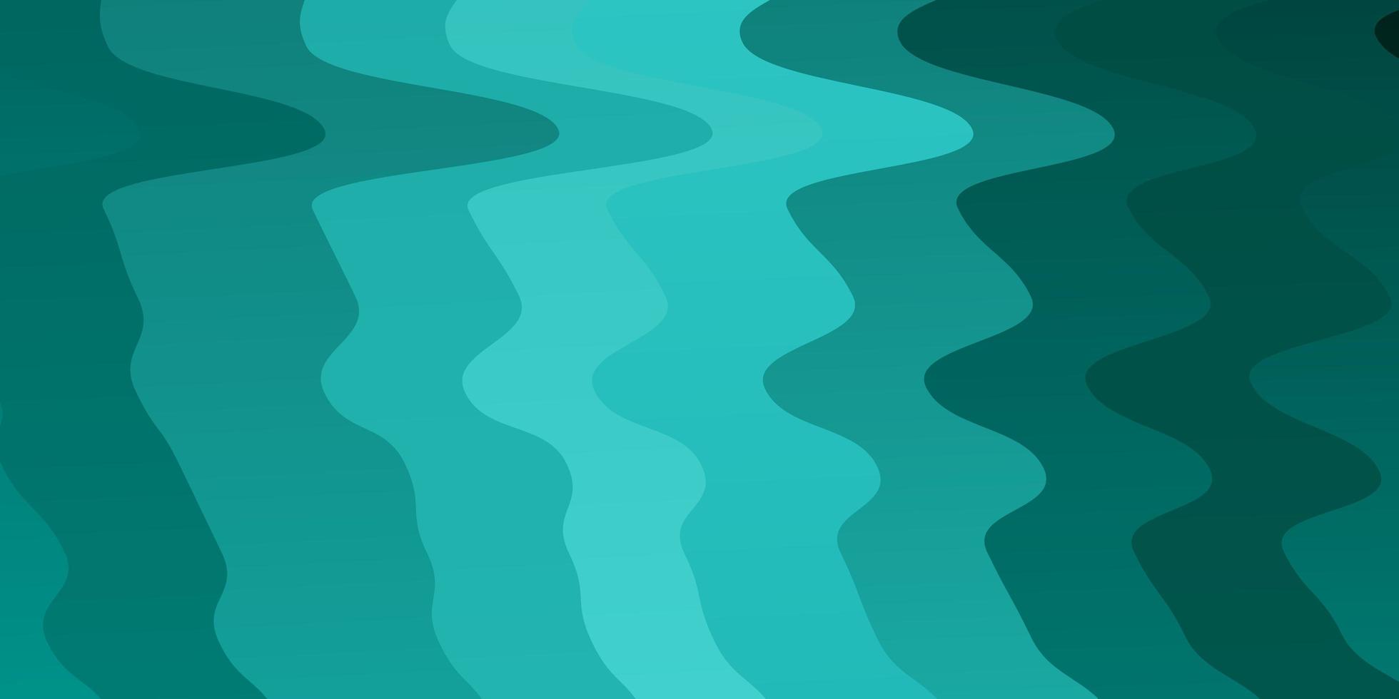 Light Green vector template with curved lines.