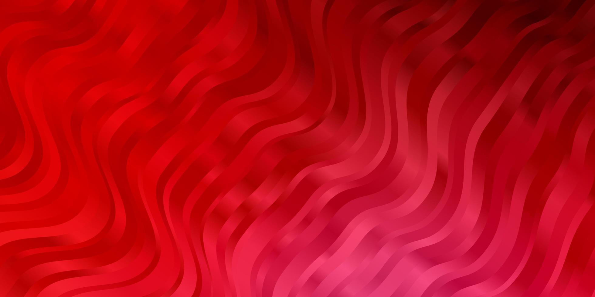 Light Red vector texture with curves.