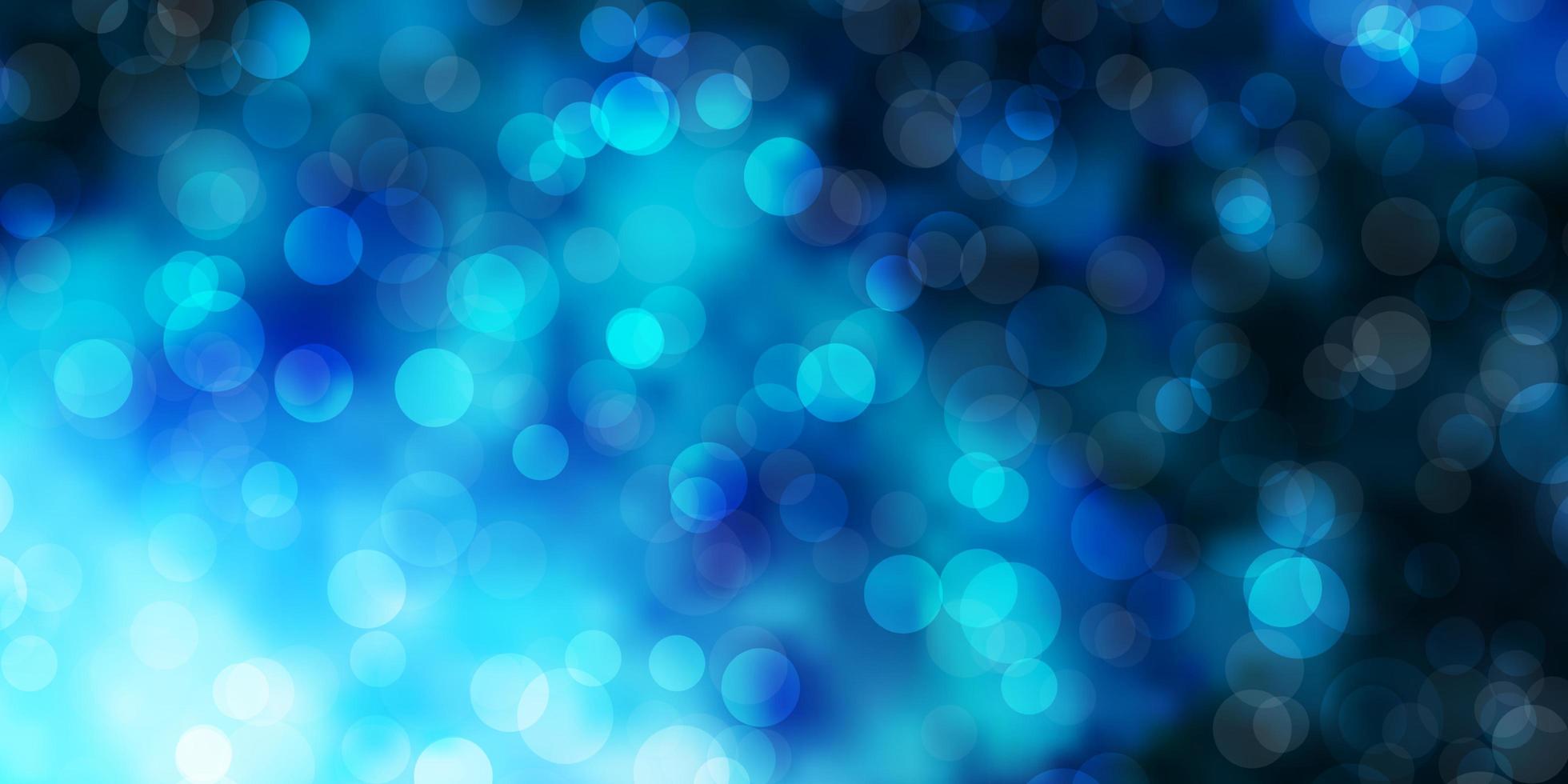 Light BLUE vector background with circles