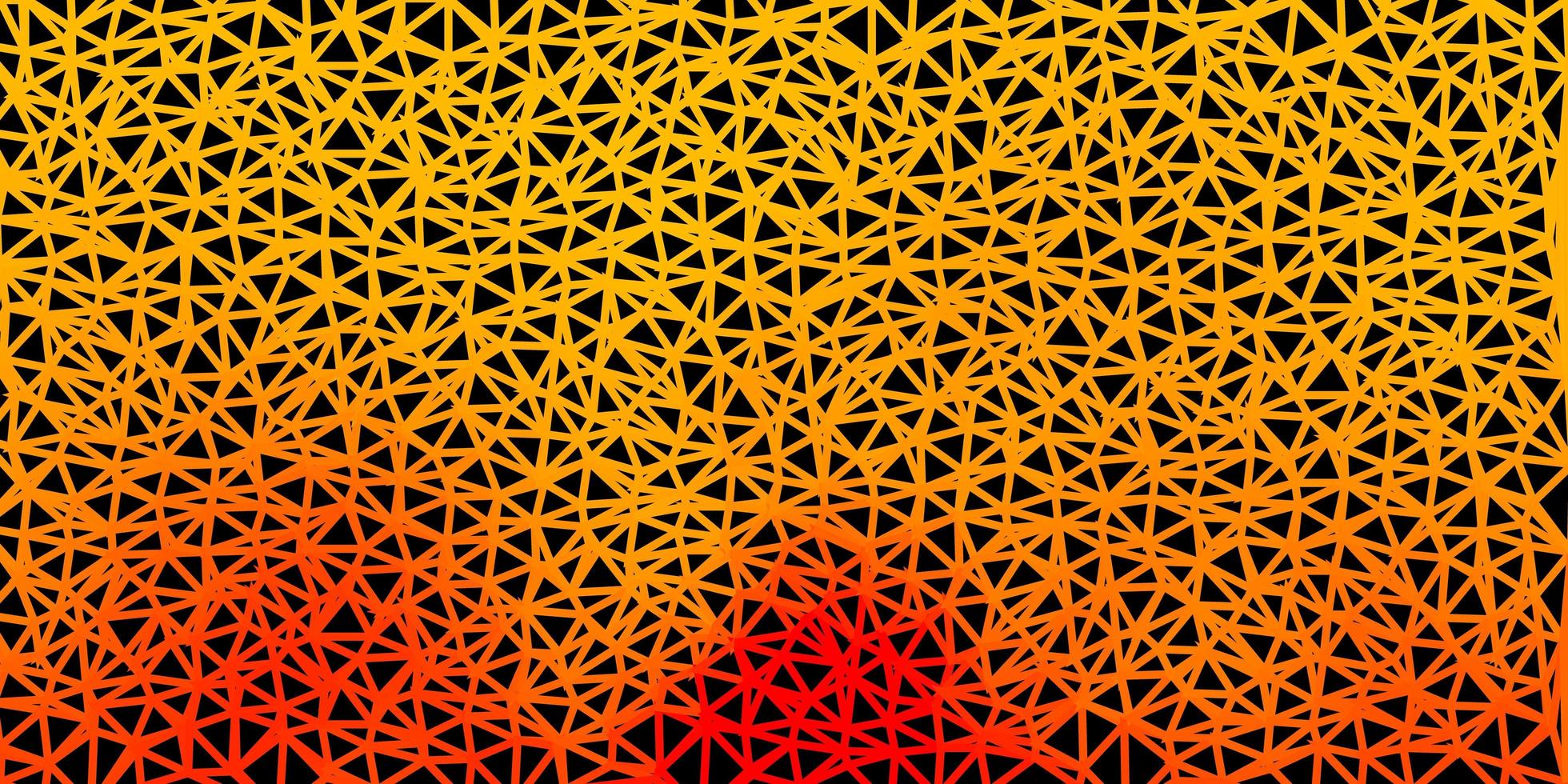 Light orange vector polygonal background.