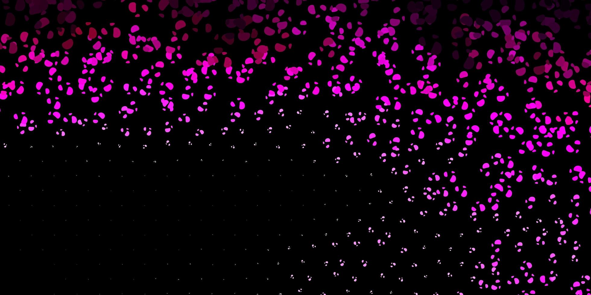 patrón de vector de color rosa oscuro con formas abstractas.