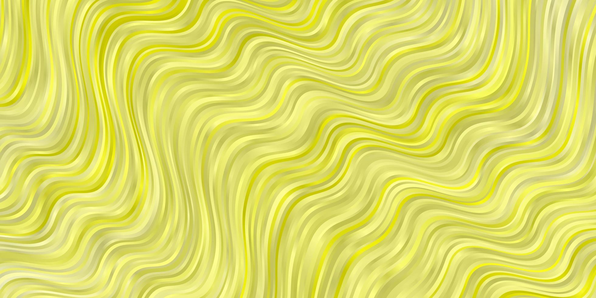 Light Yellow vector backdrop with bent lines.