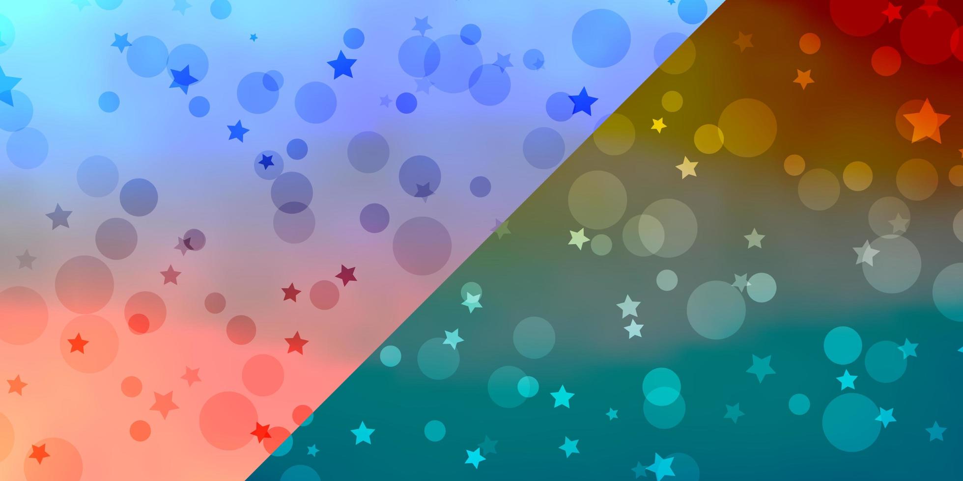 Vector texture with circles, stars.