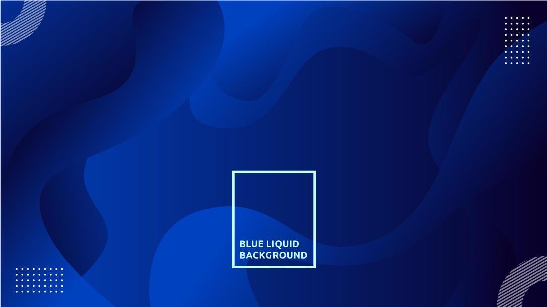 fondo líquido azul abstracto vector