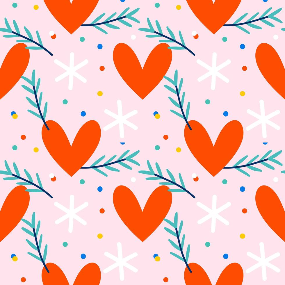 Love seamless pattern vector