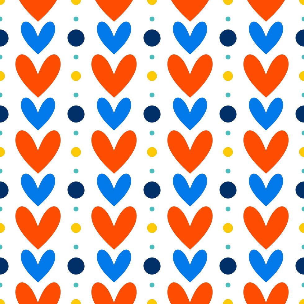 fondo con corazones vector