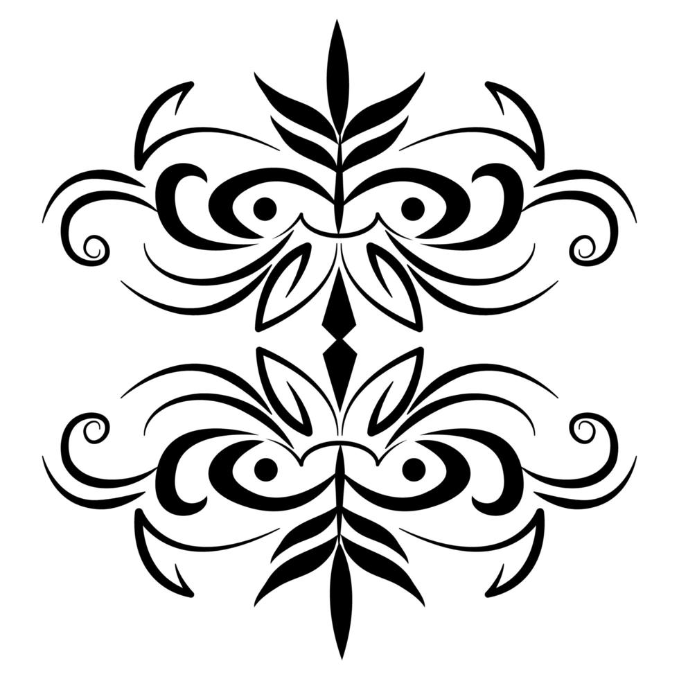 divider decoration vintage elegant swirl icon vector